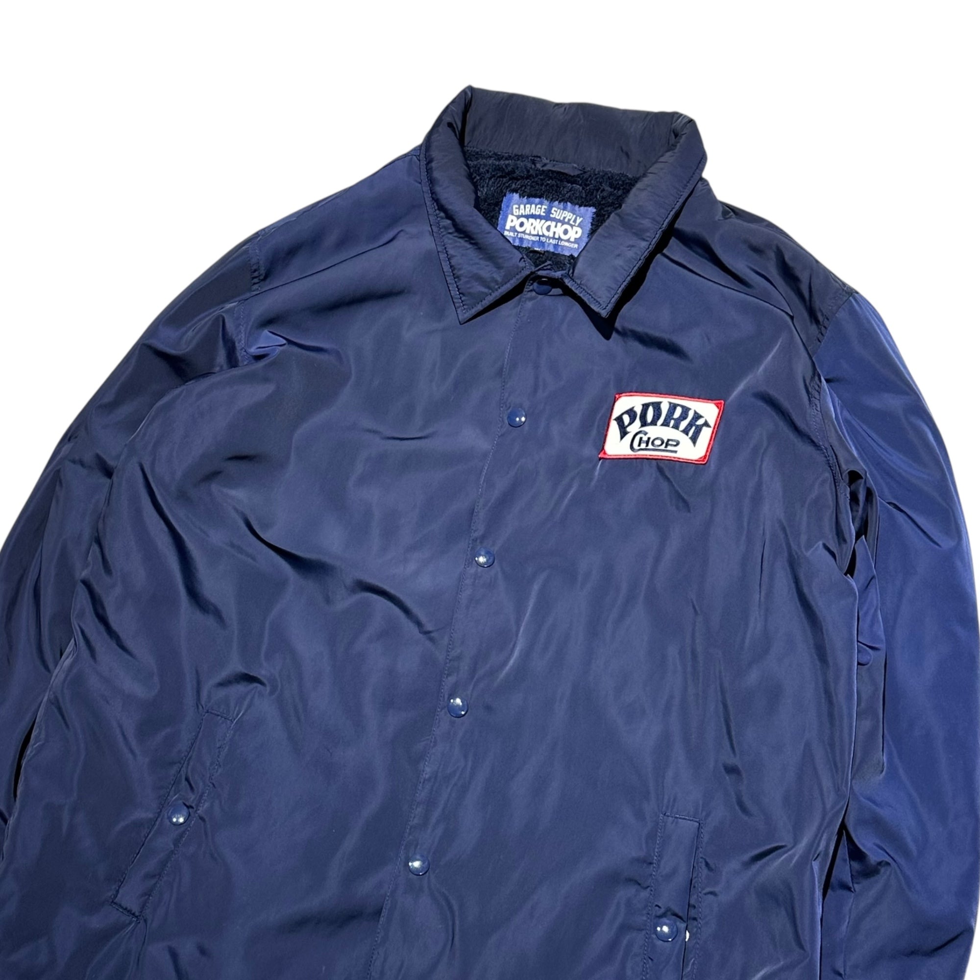 PORKCHOP GARAGE SUPPLY(ポークチョップ ガレージ サプライ) ORIGINAL BOA COACH JACKET オリジナル ボア コーチ ジャケット L ネイビー