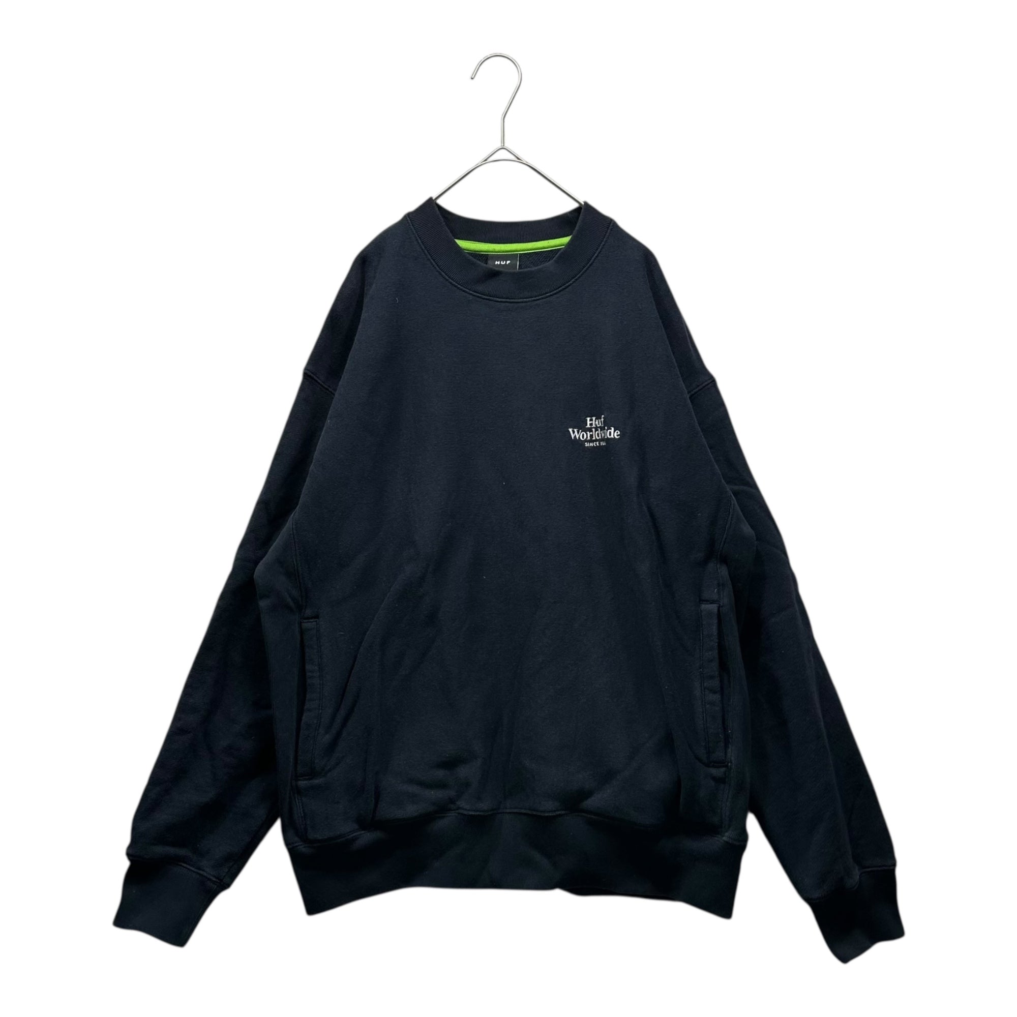HUF(ハフ) Worldwide Sweatshirt Set Up ワールドワイド スウェット セットアップ M ネイビー パンツ