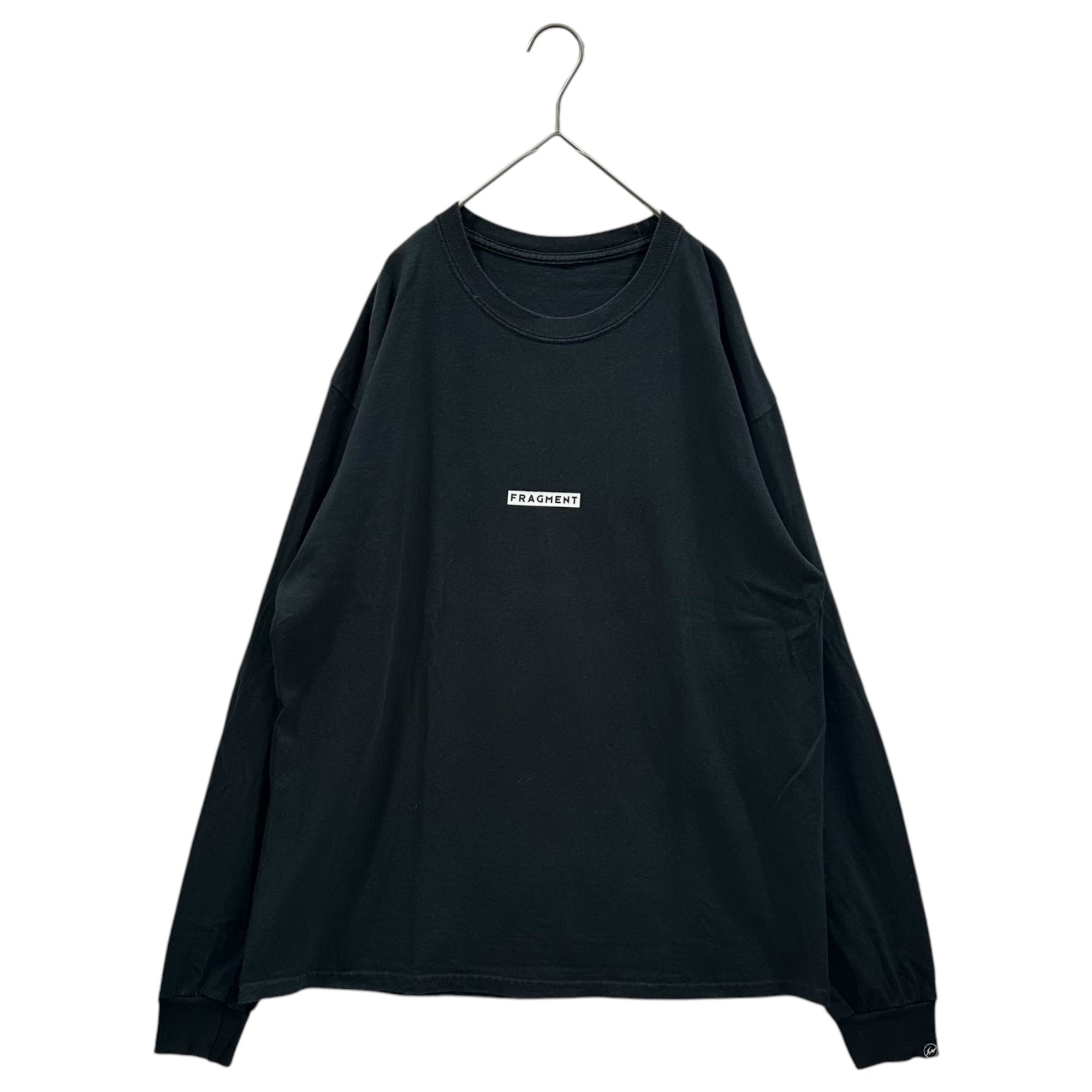 FRAGMENT DESIGN(フラグメントデザイン) THE FACE L/S TEE WORLD TOUR 2020 プリント 長袖 Tシャツ 表記無(L程度) ブラック コラボ