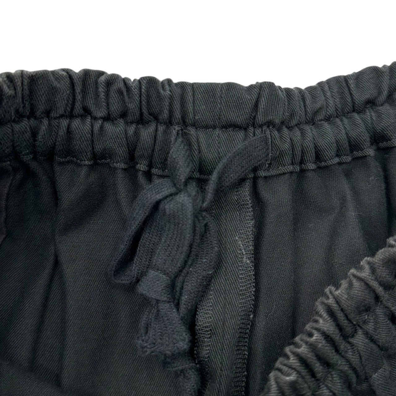 tricot COMME des GARCONS(トリココムデギャルソン) 07SS Wide-Leg Gathered Waist Cotton Pants ウエスト ギャザー コットン ワイド パンツ TS-P020 表記無(S程度) ブラック AD2006