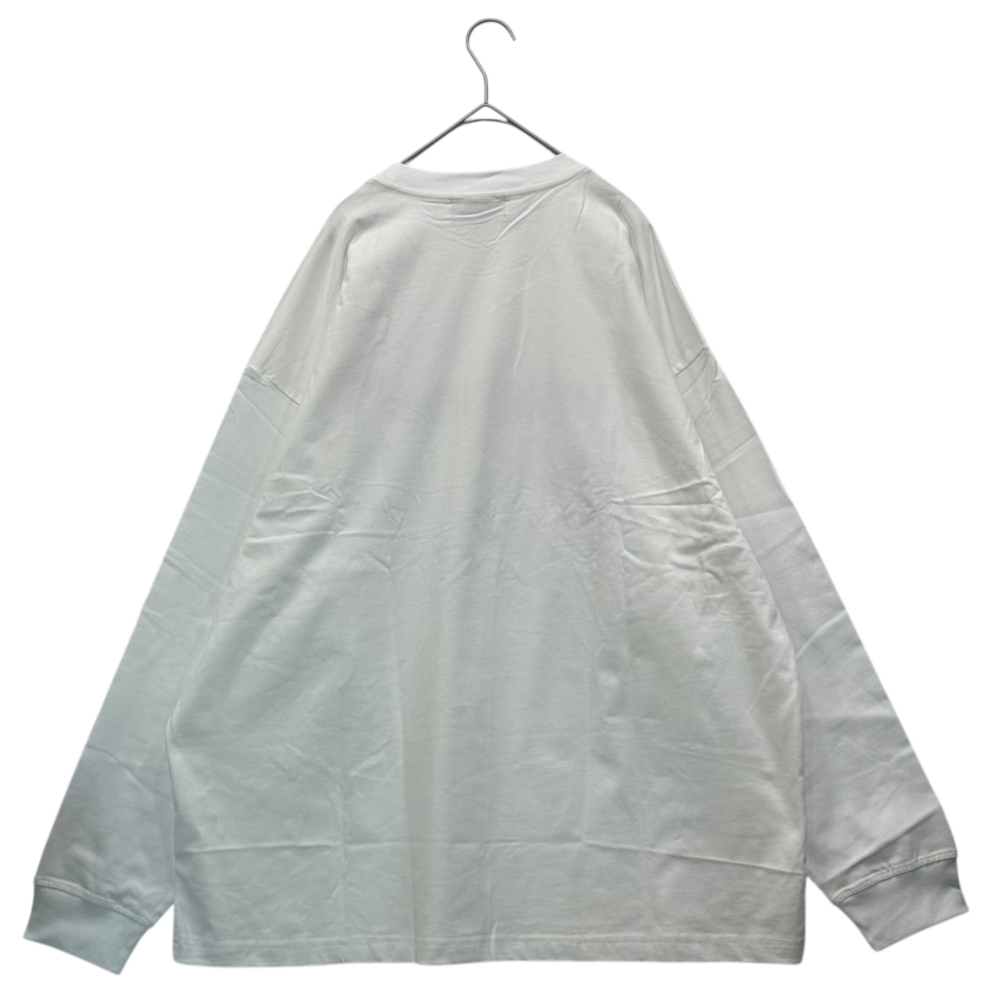 MYTHCHIEVOUS(ミスチバス) Front Logo Print L/S T-Shirt フロント ロゴ プリント 長袖 Tシャツ ロンT XL ホワイト×ブラック 参考定価11,800円+税