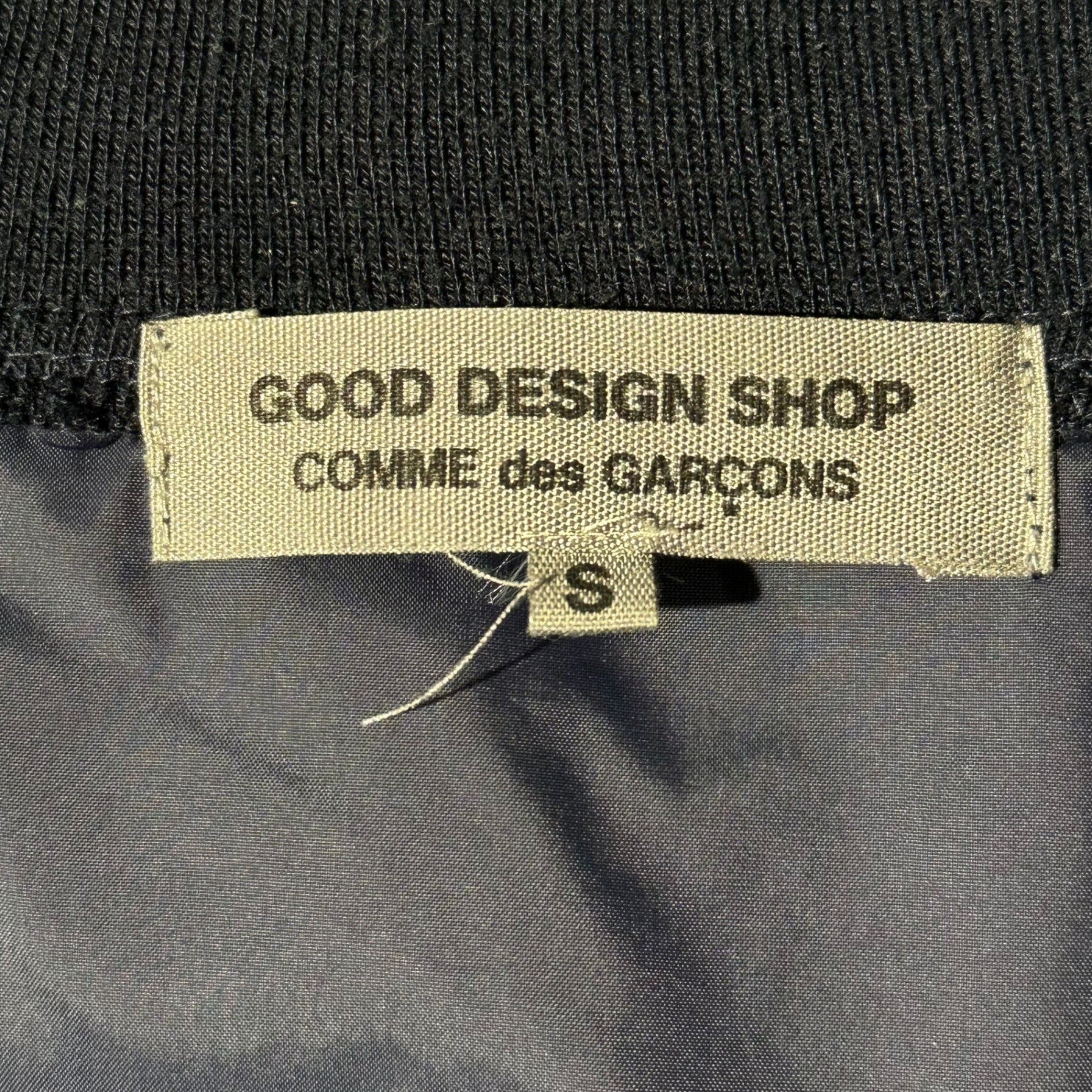 GOOD DESIGN SHOP COMME des GARCONS(グッドデザインショップコムデギャルソン) CDG LOGO Nylon Blouson ロゴ ナイロン ブルゾン IP-J002 S ネイビー AD2015