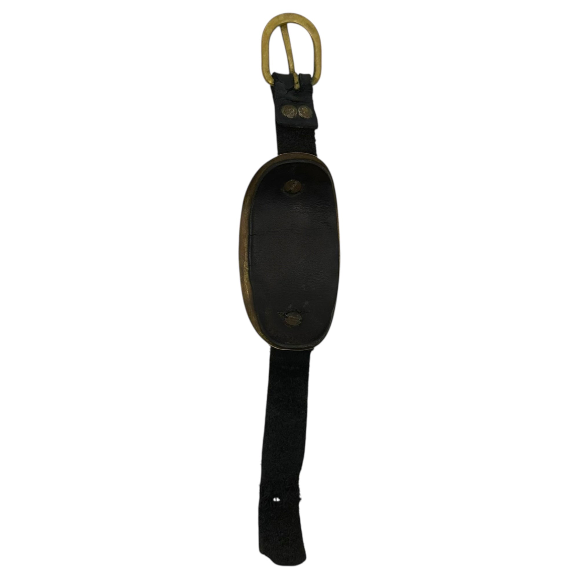 munoz vrandecic(ムニョスブランデシッチ) vintage Brass Plate Watch ヴィンテージ リメイク レザー 真鍮プレート 腕時計 シルバー(文字盤) FLICA レザー アンティーク 手巻き