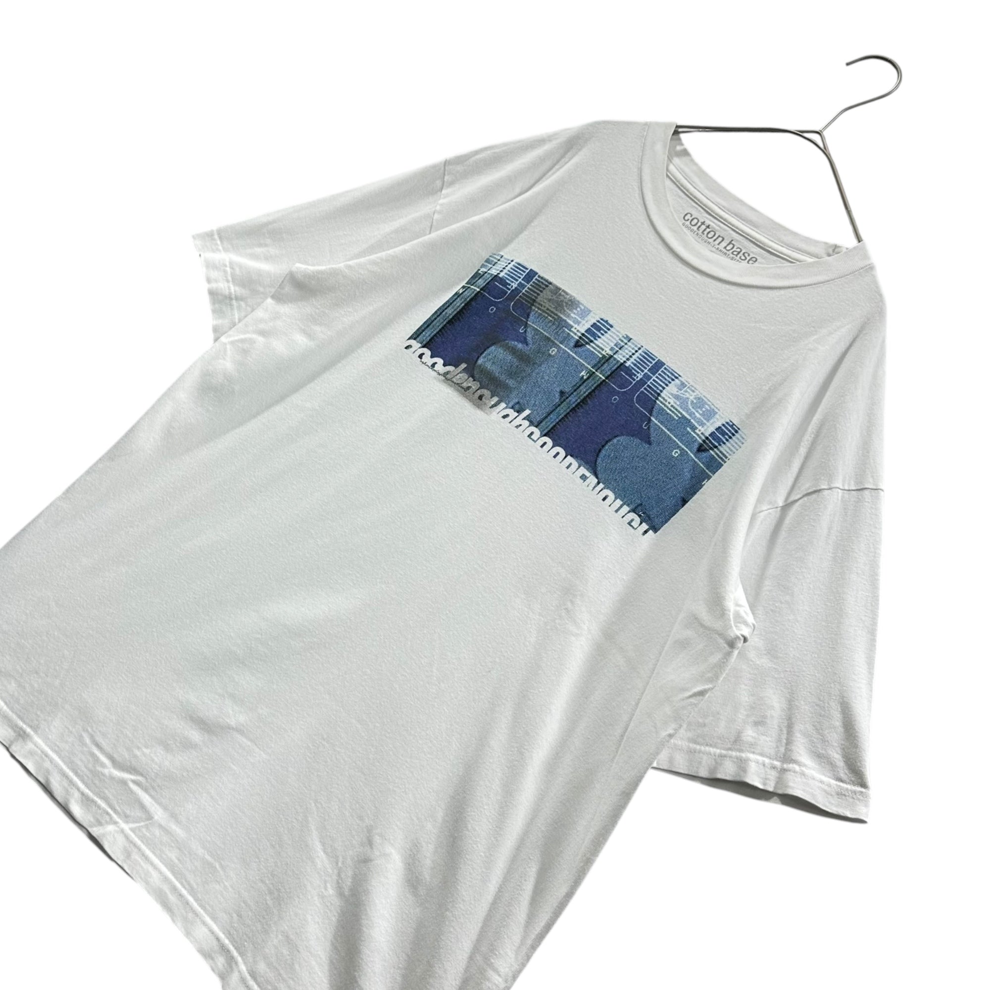 GOODENOUGH×ON SUNDAYS(グッドイナフオン・サンデーズ) 2003 Cotton base Graphic Tee グラフィック Tシャツ L ホワイト フラグメント