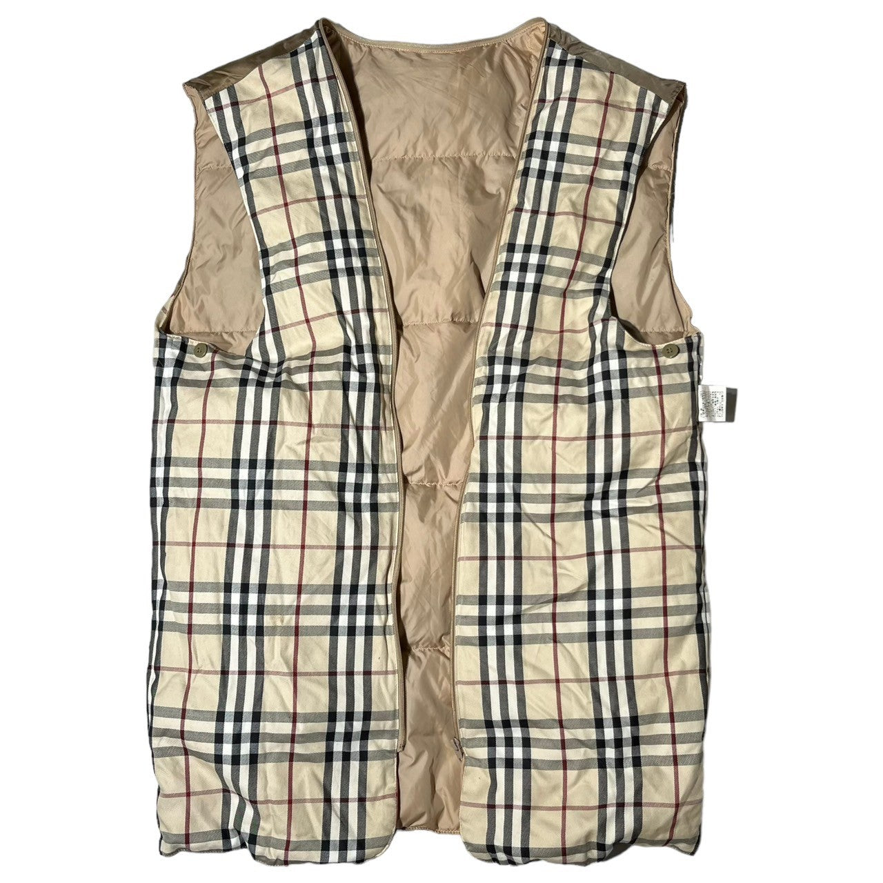極美品 バーバリーロンドン メガチェック 着95 トレンチ ライナー  