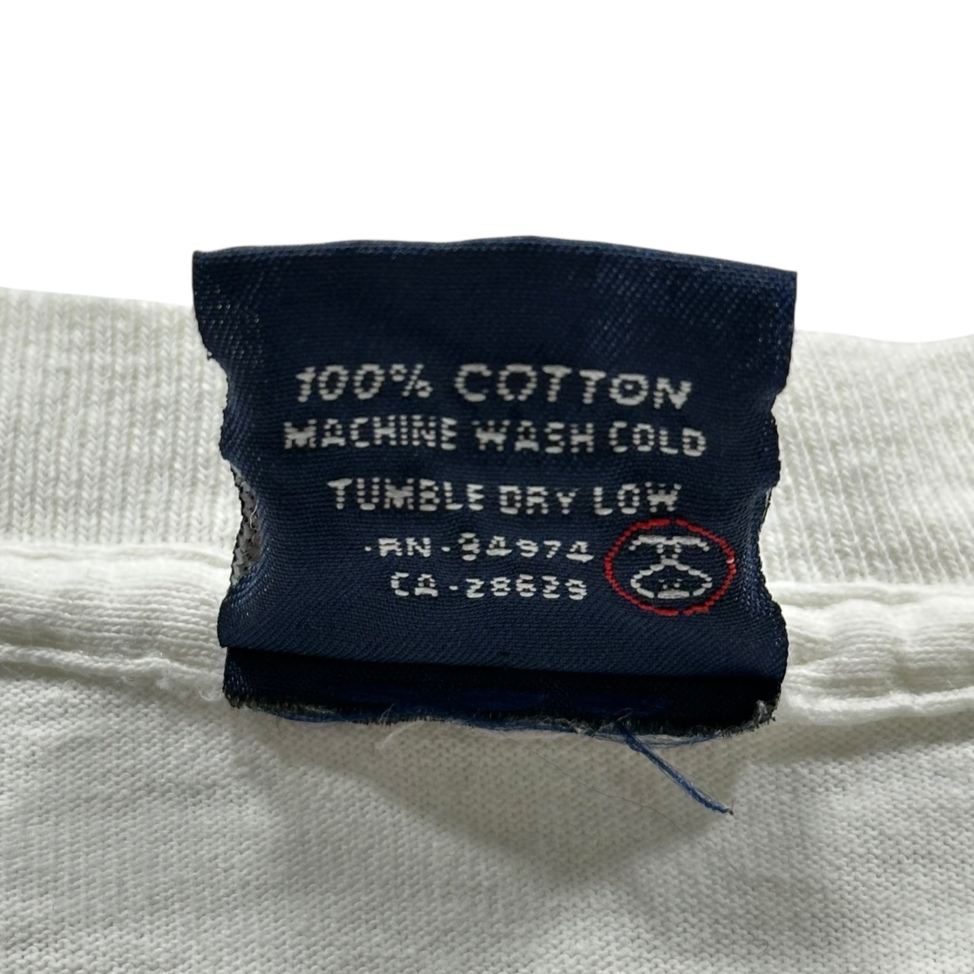 STUSSY(ステューシー) 90's USA made Global Logo Tee グラフィック ロゴ プリント Tシャツ M ホワイト 紺タグ 90年代 OLD ヴィンテージ