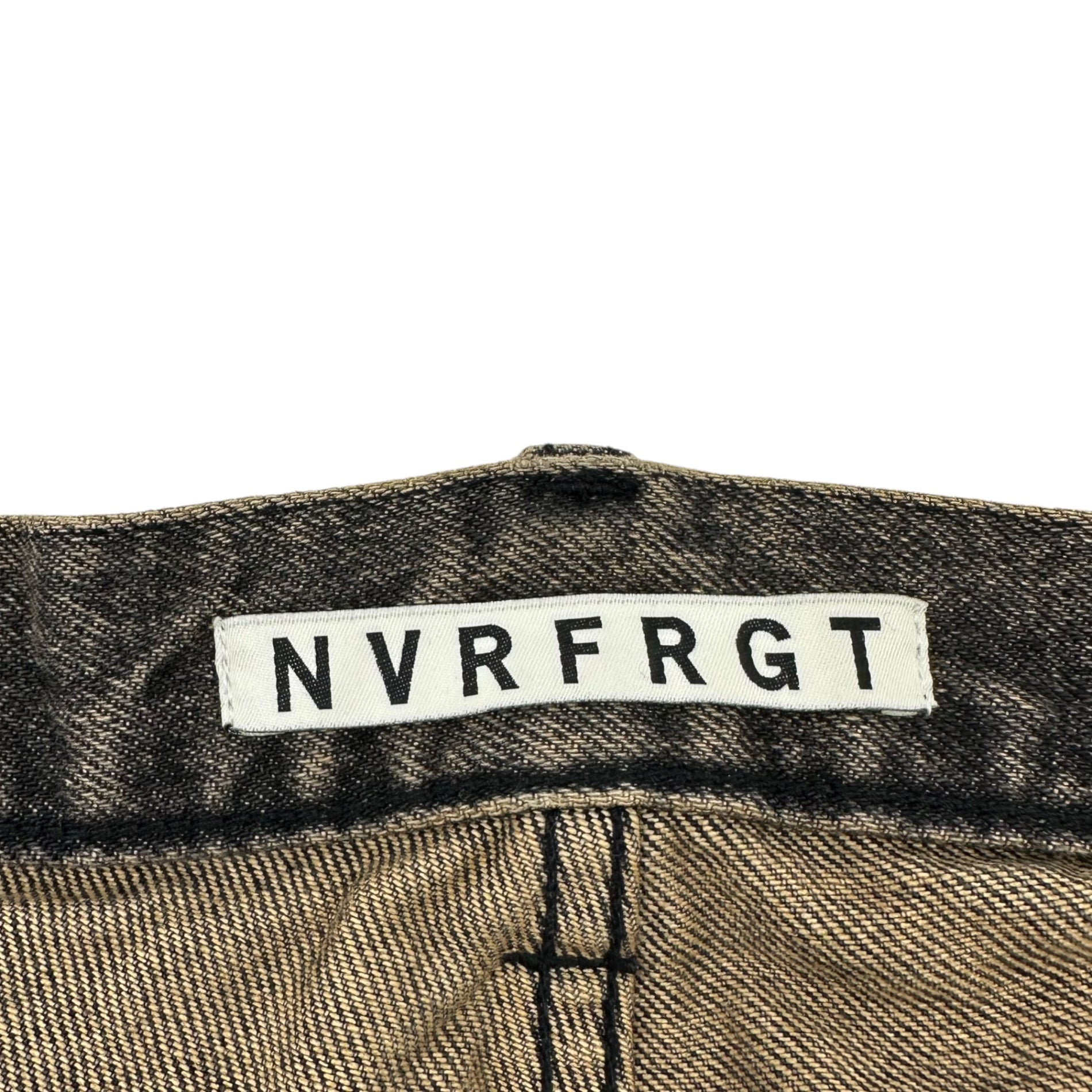 NVRFRGT(ネヴァーフォーゲット) 24AW 3D TWISTED JEANS 3D ツイステッド ジーンズ NF242P03D 1 変形 デニム ワイド バギー パンツ