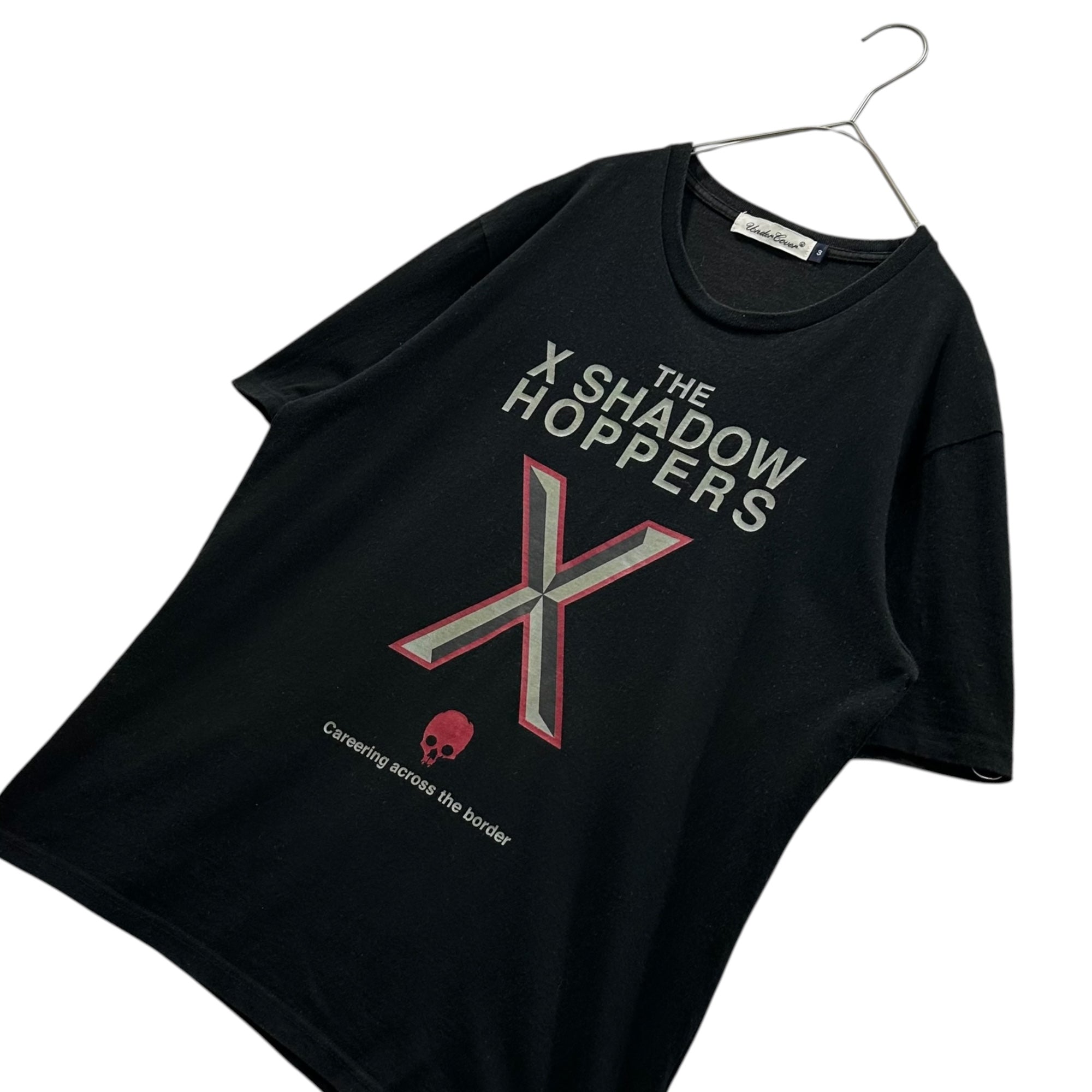 UNDERCOVER(アンダーカバー) 2019SS THE X SHADOW HOPPERS T-Shirt シャドウ ホッパーズ Tシャツ 3 ブラック