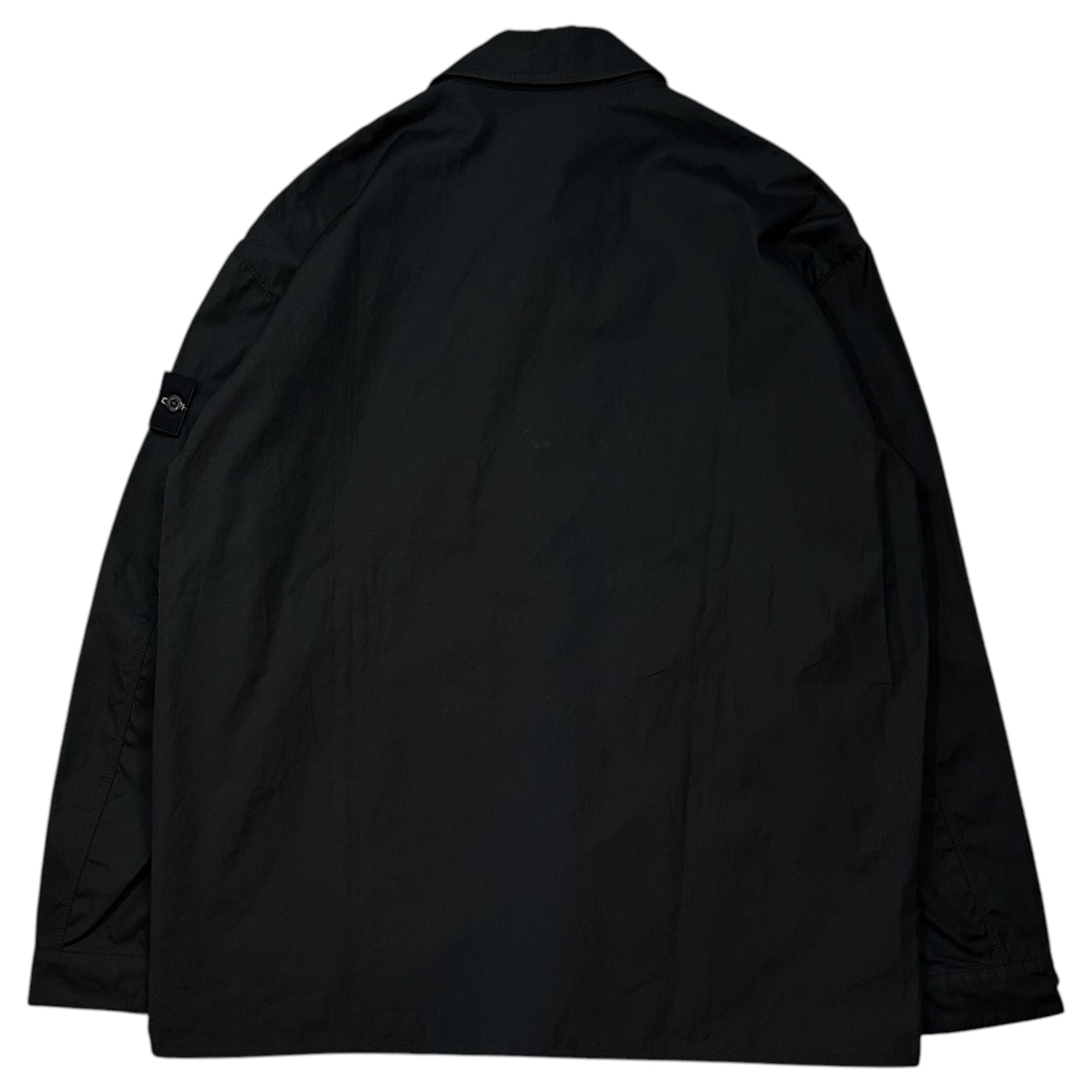 STONE ISLAND(ストーンアイランド) 2025S Comfort Fit Overshirt コンフォートフィット オーバーシャツ K1S151200013 S0011 XL ブラック ジャケット
