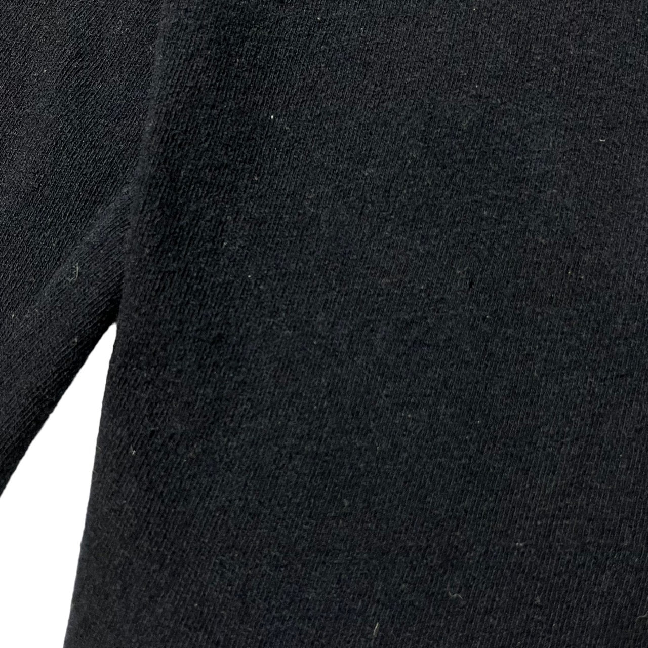 COMME des GARCONS HOMME PLUS(コムデギャルソンオムプリュス) 99AW Souvenir Kitsch期ウール縮絨逆さロゴジップニット PT-040440 表記無し(FREE) ネイビー AD1999