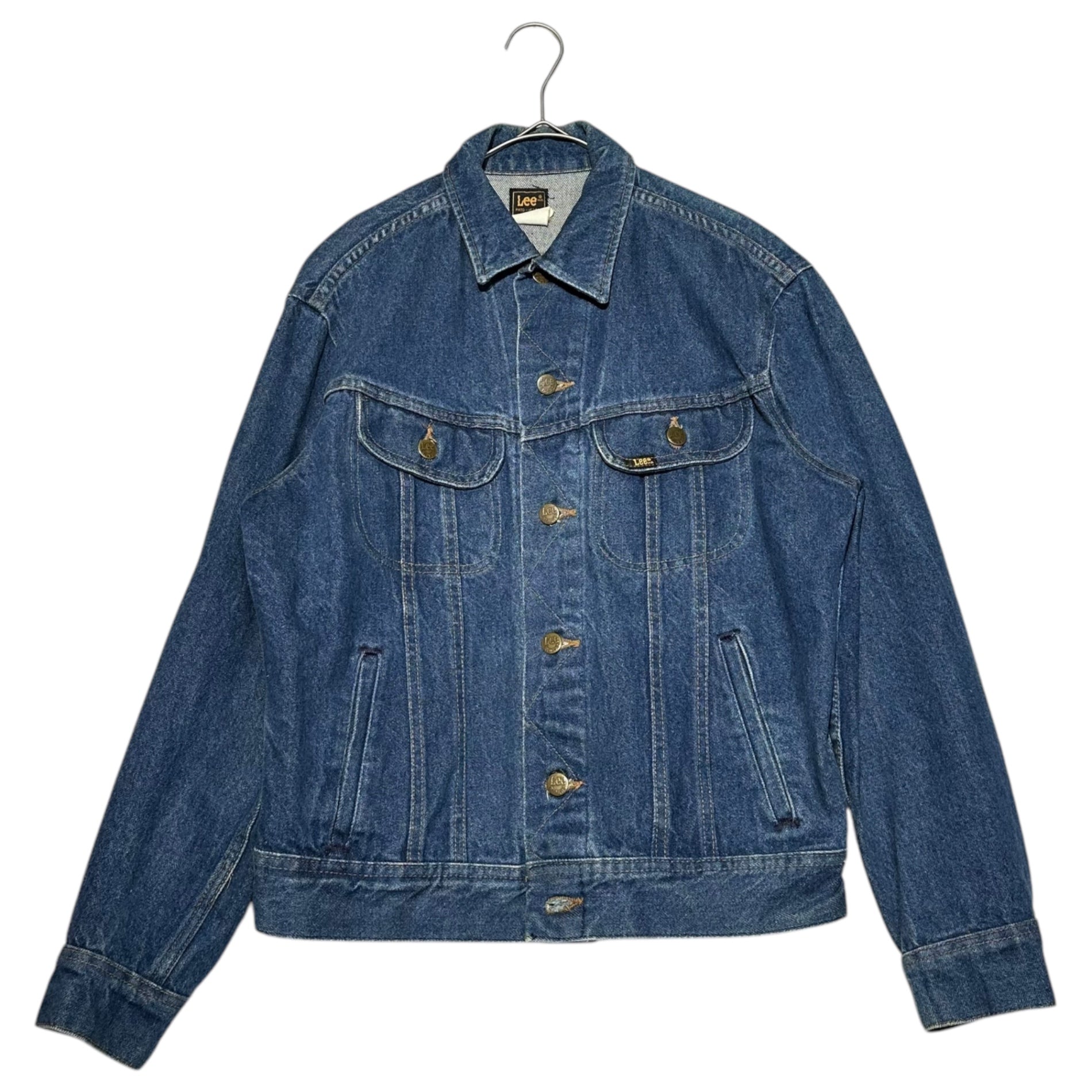 LEE(リー) 80's ~ 220-J USA made denim trucker jacket デニム トラッカー ジャケット PATD-153438 38(M程度) インディゴ 80年代~ ヴィンテージ