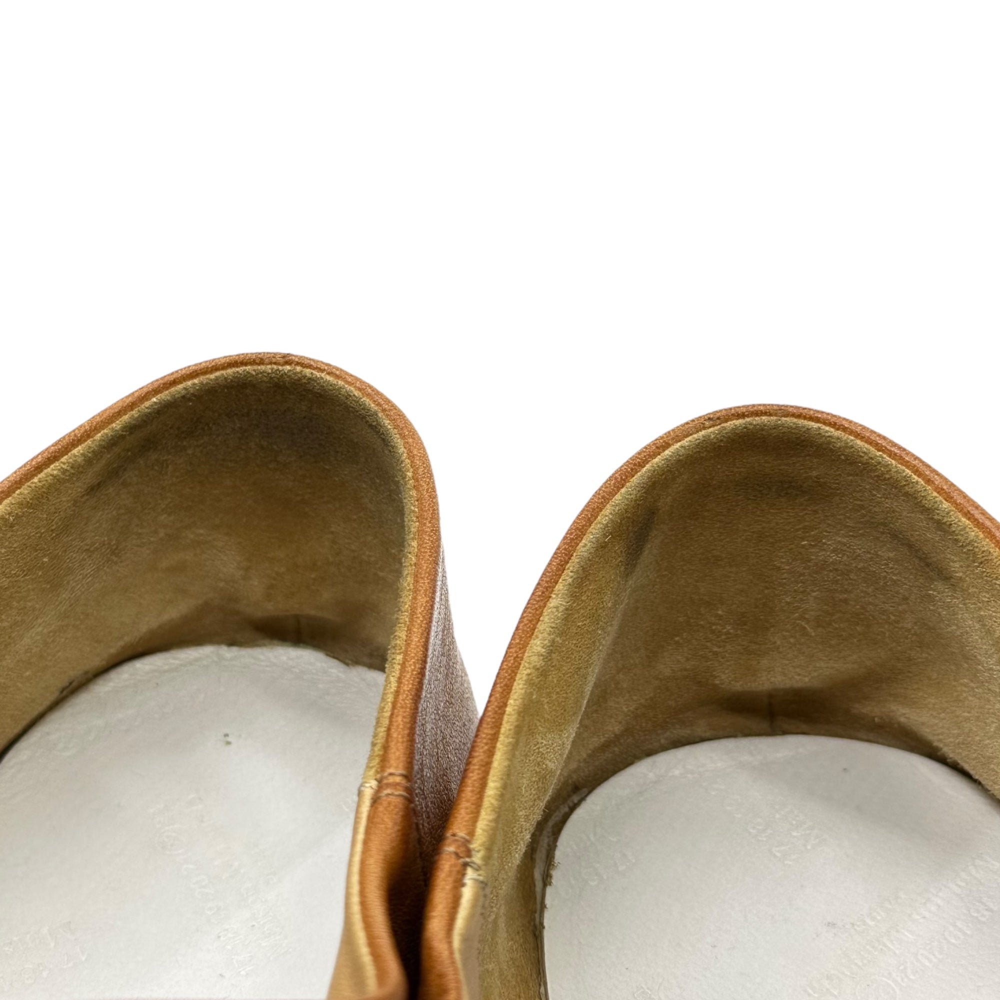 MAISON MARGIELA(メゾンマルジェラ) Tabi Babouche 足袋 バブーシュ レザー スリッポン 41(26.5cm程度) キャメル
