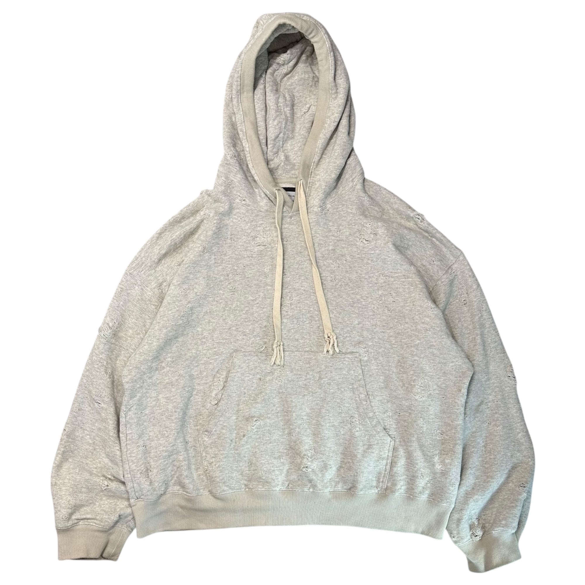 MAISON SPECIAL(メゾンスペシャル) Sweat Jacquard Prime-Over Pullover Hoodie スウェット ジャガード プライム オーバー プルオーバー フーディ パーカー 11241411306 2(M程度) ライトグレー