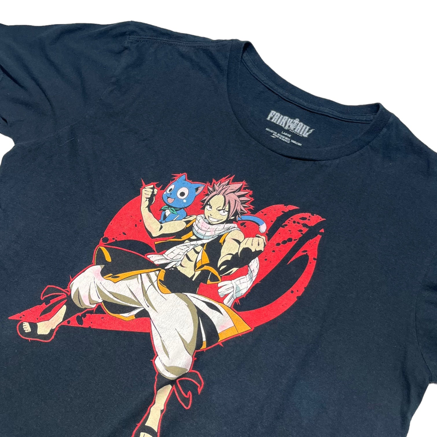 VINTAGE(ヴィンテージ) 00's FAIRYTAIL T-SHIRT フェアリーテイル Tシャツ L ブラック