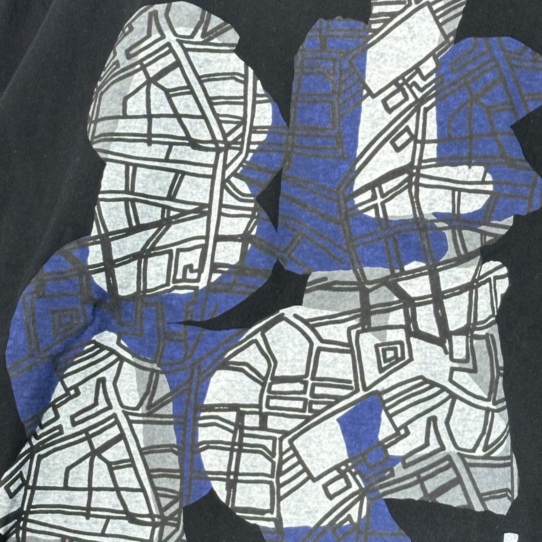 BLACK COMME des GARCONS(ブラックコムデギャルソン) 18AW BLACK Graphic Logo L/S Tee ブラック グラフィック ロゴ 長袖 Tシャツ 1B-T004 XL ブラック AD2018