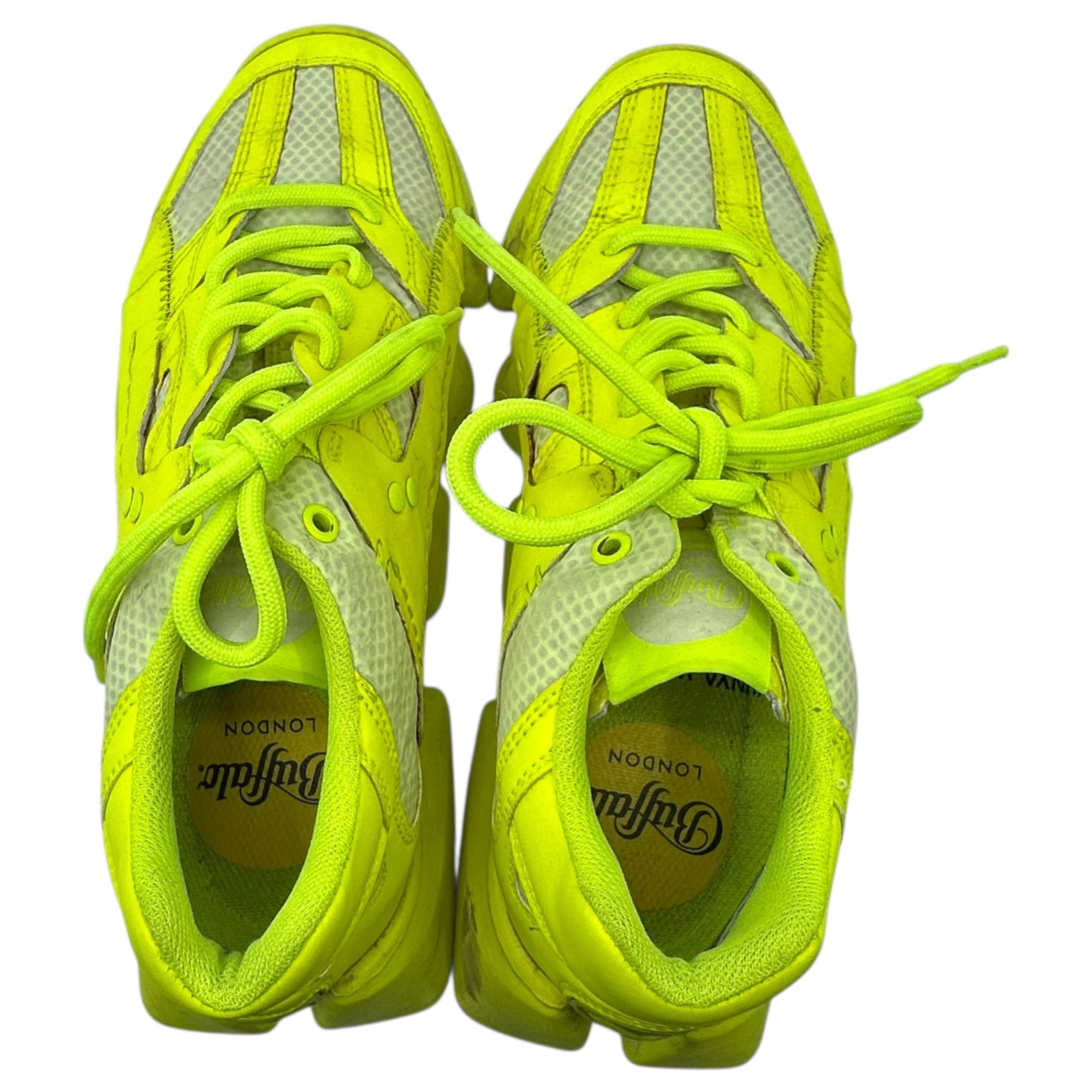 Buffalo LONDON×COMME des GARCONS JUNYA WATANABE(バッファローロンドン×コムデギャルソンジュンヤワタナベ) MTRCS LIGHT 厚底 スニーカー 38(24.5cm程度) イエロー