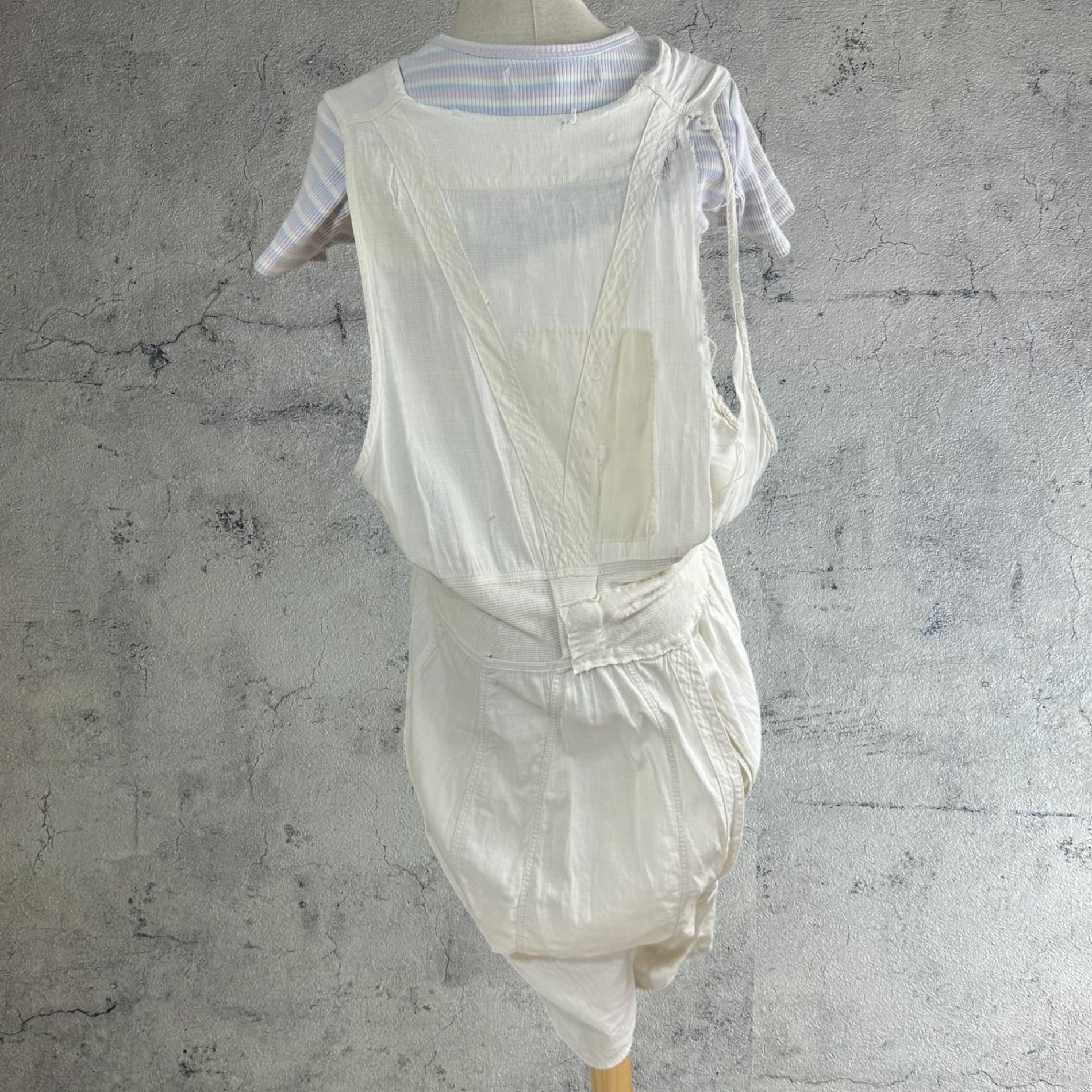 VINTAGE(ヴィンテージ) 20~30's patchwork underwear pants パッチワークのアンダーウェア パンツ M~Lサイズ程度 / 穴、キズ有 ホワイト