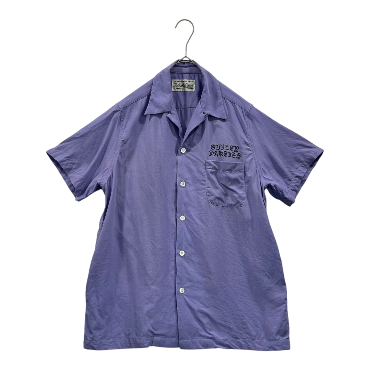 WACKO MARIA(ワコマリア) Open-collar chest logo S/S shirt 開襟 