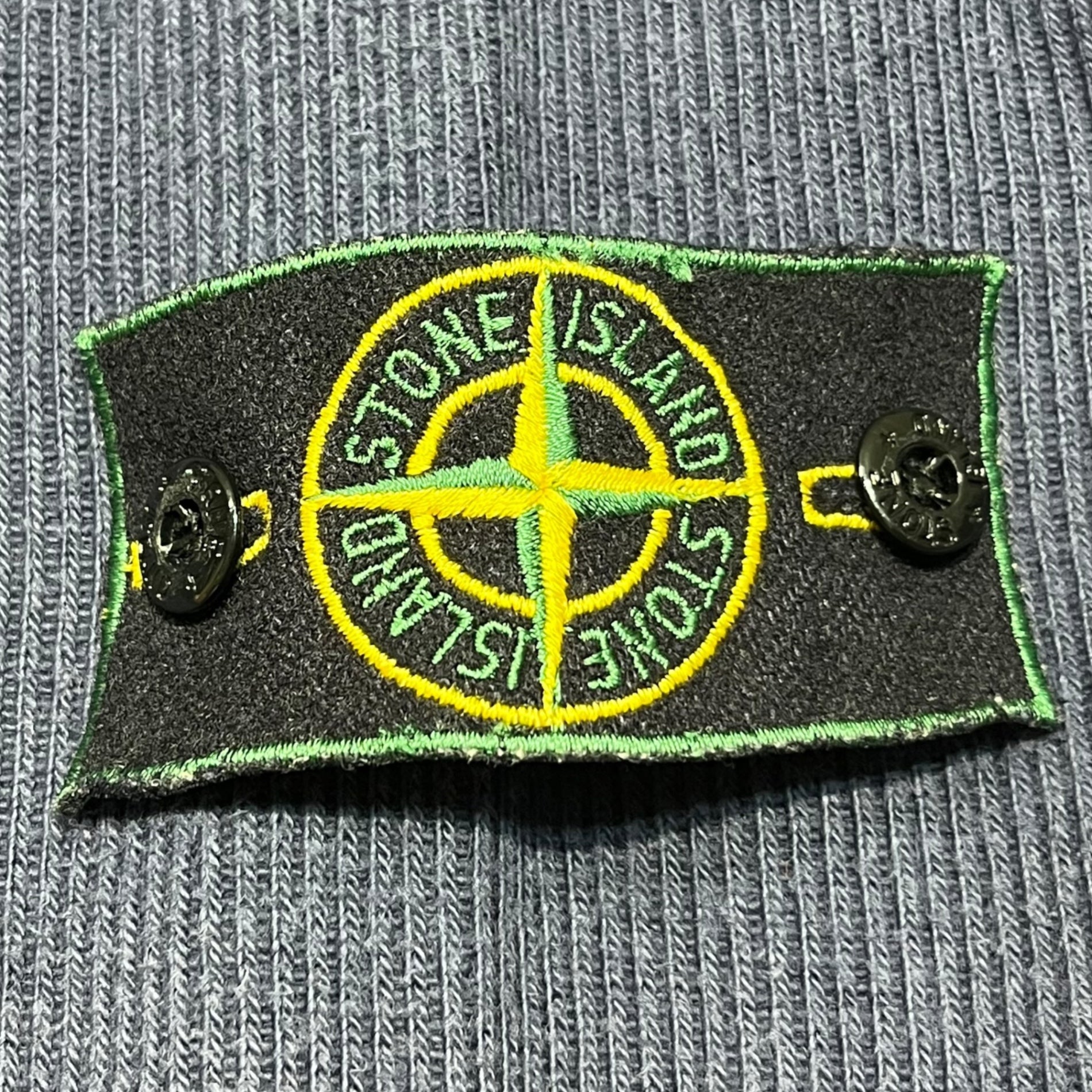 STONE ISLAND(ストーンアイランド) 80's ~ 90's "MARINA" Reversible half zip pullover cut and sew リバーシブル ハーフ ジップ プルオーバー カットソー 90年代 XL ネイビー 80年代~90年代 Archive
