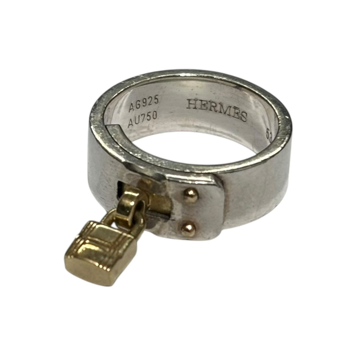 HERMES(エルメス) Silver & Gold Kelly Ring シルバー ゴールド コンビ 