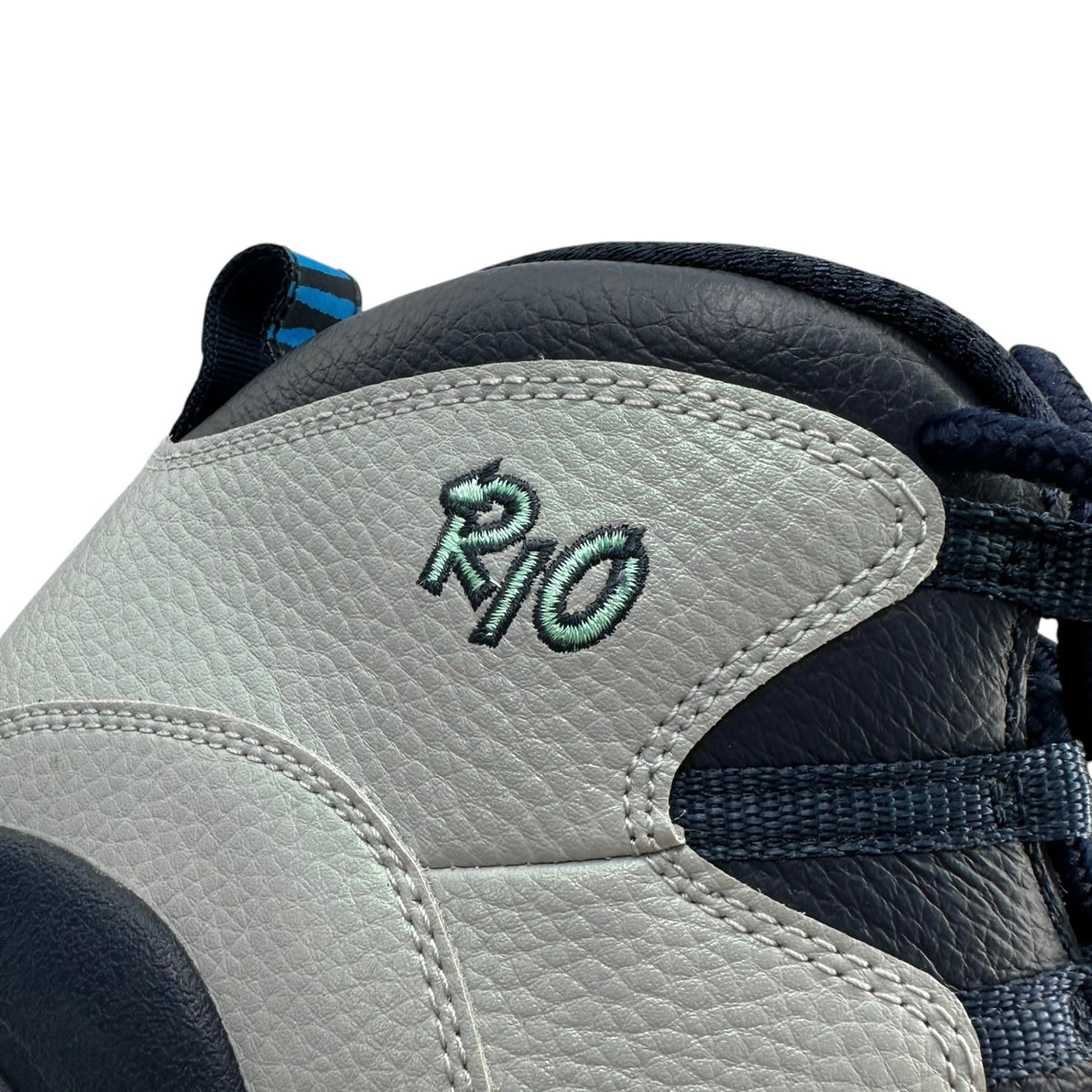 NIKE(ナイキ) AIR JORDAN 10 RETRO エアジョーダン 10 310805-019 27.5cm グレー×ネイビー ハイカット スニーカー
