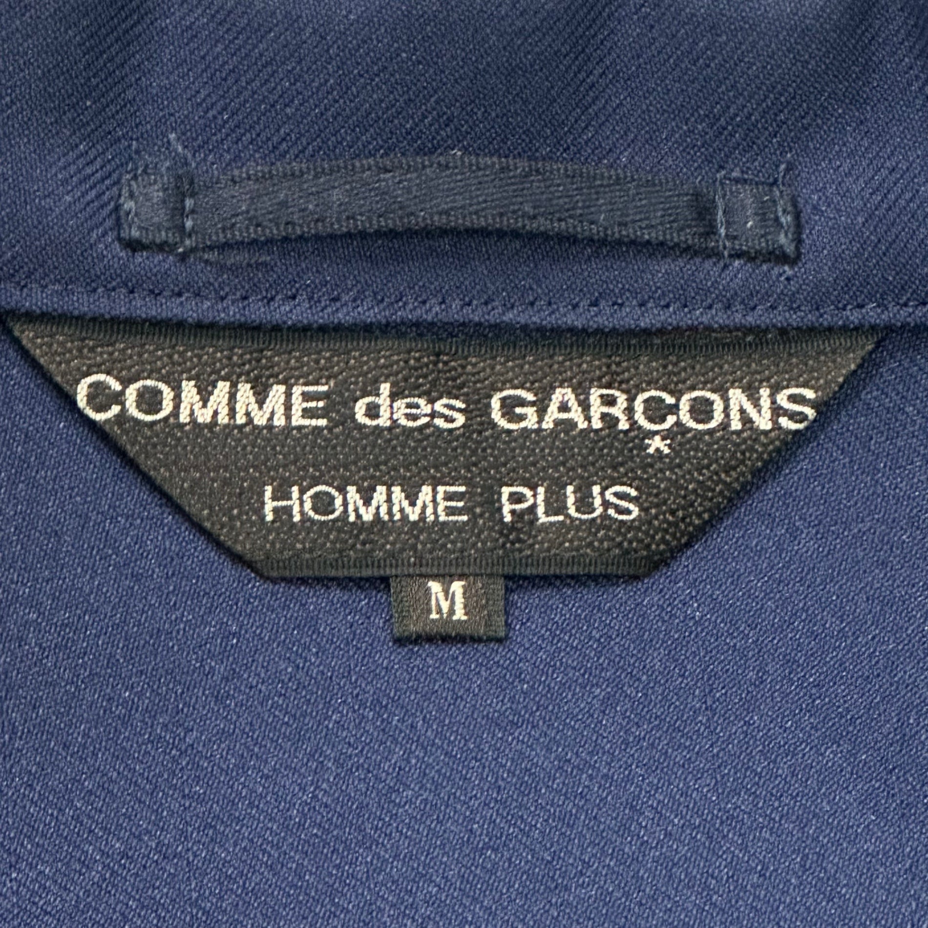 COMME des GARCONS HOMME PLUS(コムデギャルソンオムプリュス) 99AW Souvenir Kitsch stitch pullover Jacket スーベニールキッチュ期 ステッチ プルオーバー ジャケット M ネイビー エルメス期