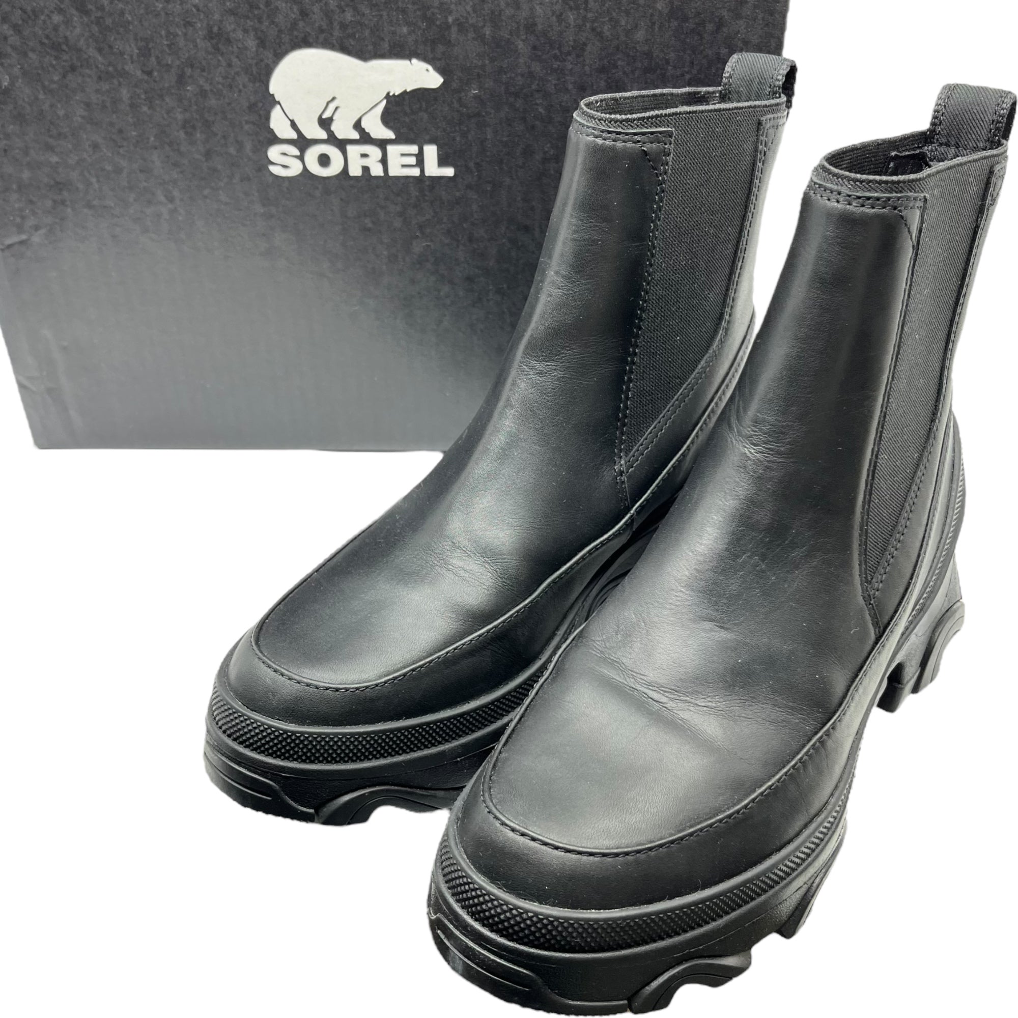 SOREL(ソレル) BREX BOOT CHELSEA WP ブレックス ブーツ チェルシー 7(25.0cm程度) ブラック