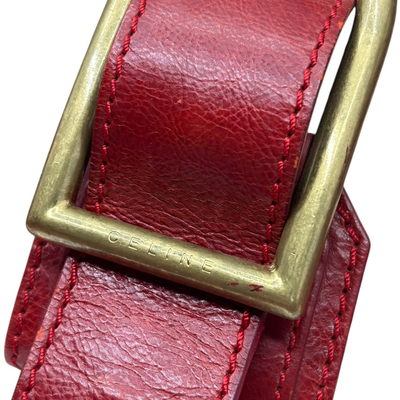 CELINE(セリーヌ) Vintage PARIS Limited Edition Ella Frame Hand Bag ヴィンテージ パリ 限定 エラ フレーム ハンド バッグ CE00/24 レッド ユニオンジャック