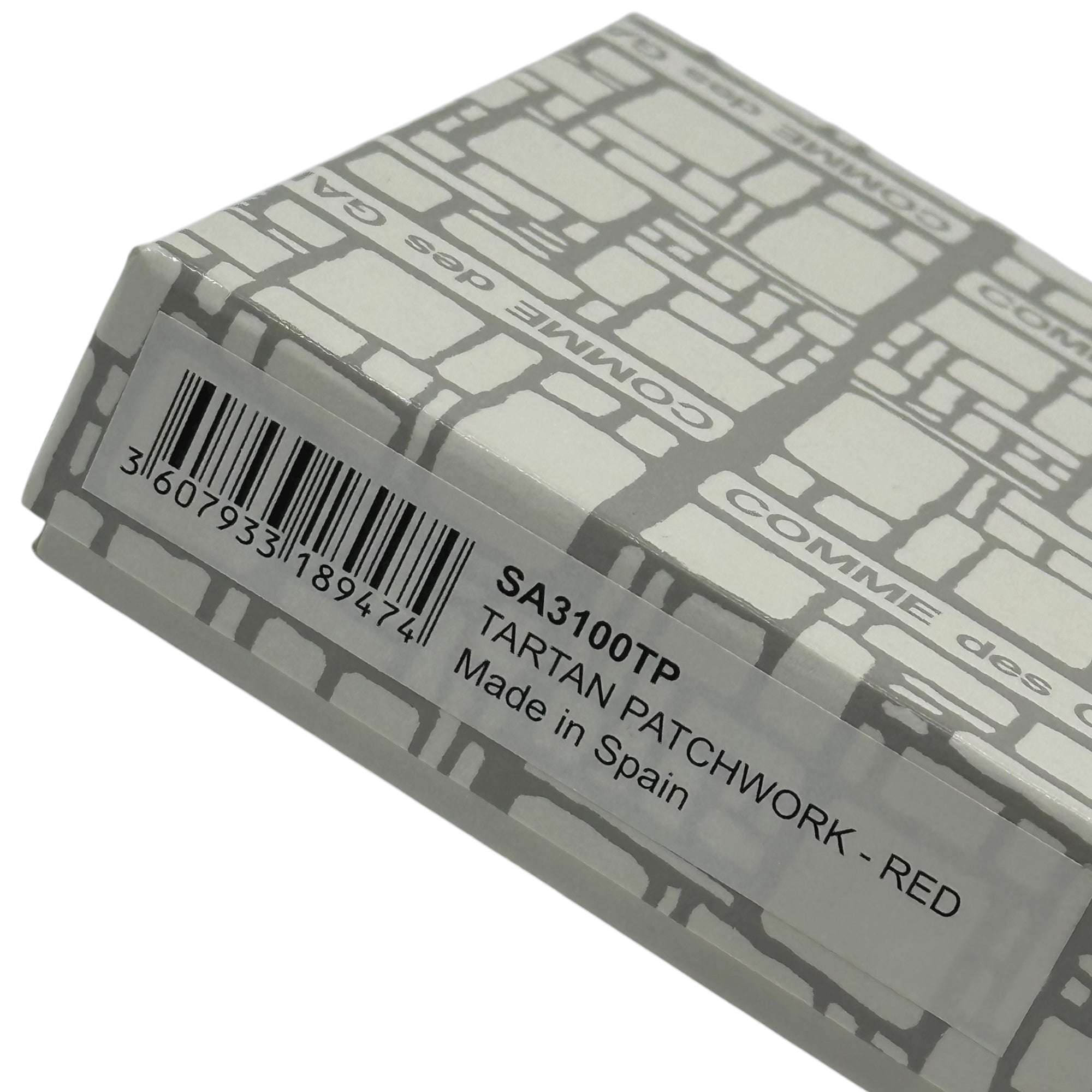 COMME des GARCONS(コムデギャルソン) TARTAN PATCHWORK タータンチェック パッチワーク ジップ 財布 SA3100TP レッド×グリーン