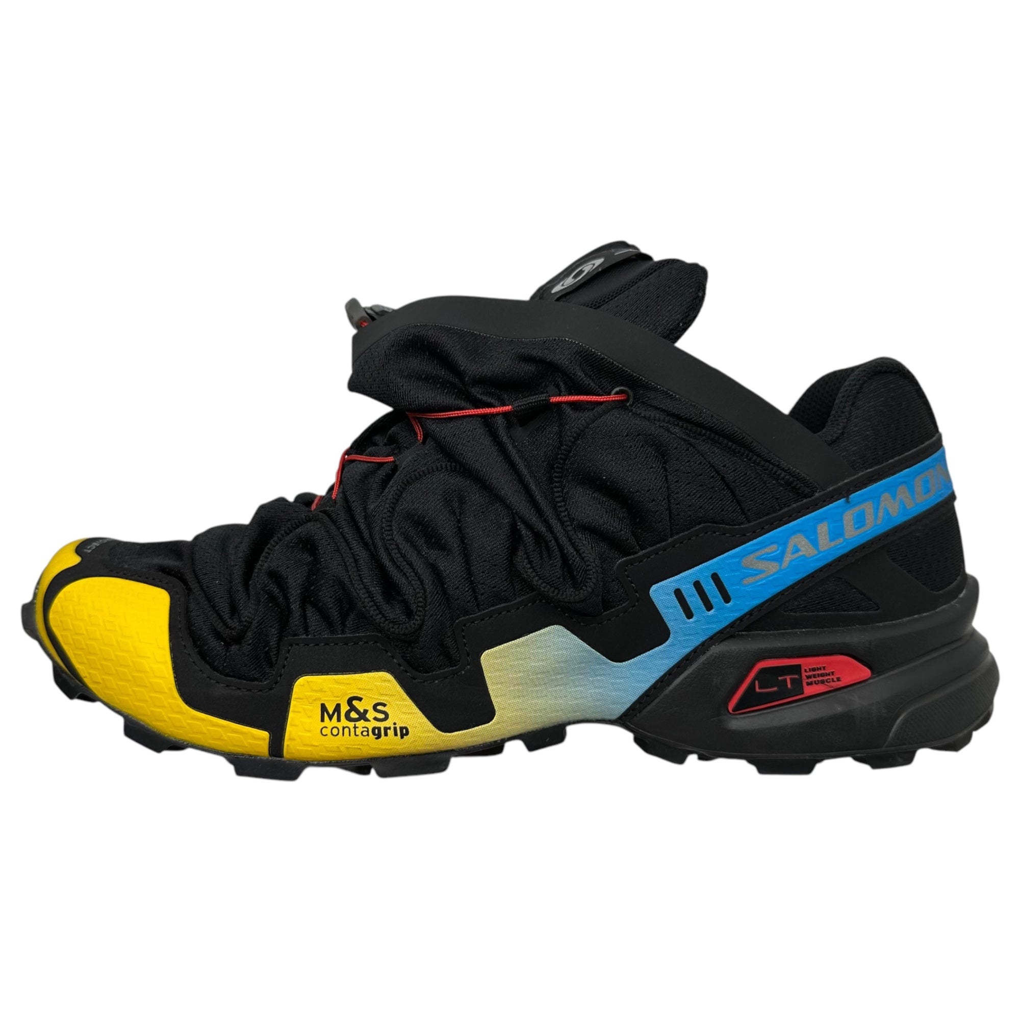 SALOMON × Y/PROJECT(サロモン × ワイプロジェクト) SPEEDCROSS 3 スピード クロス ローカット スニーカー 476423 29.0cm ブラック×イエロー×ブルー 箱付