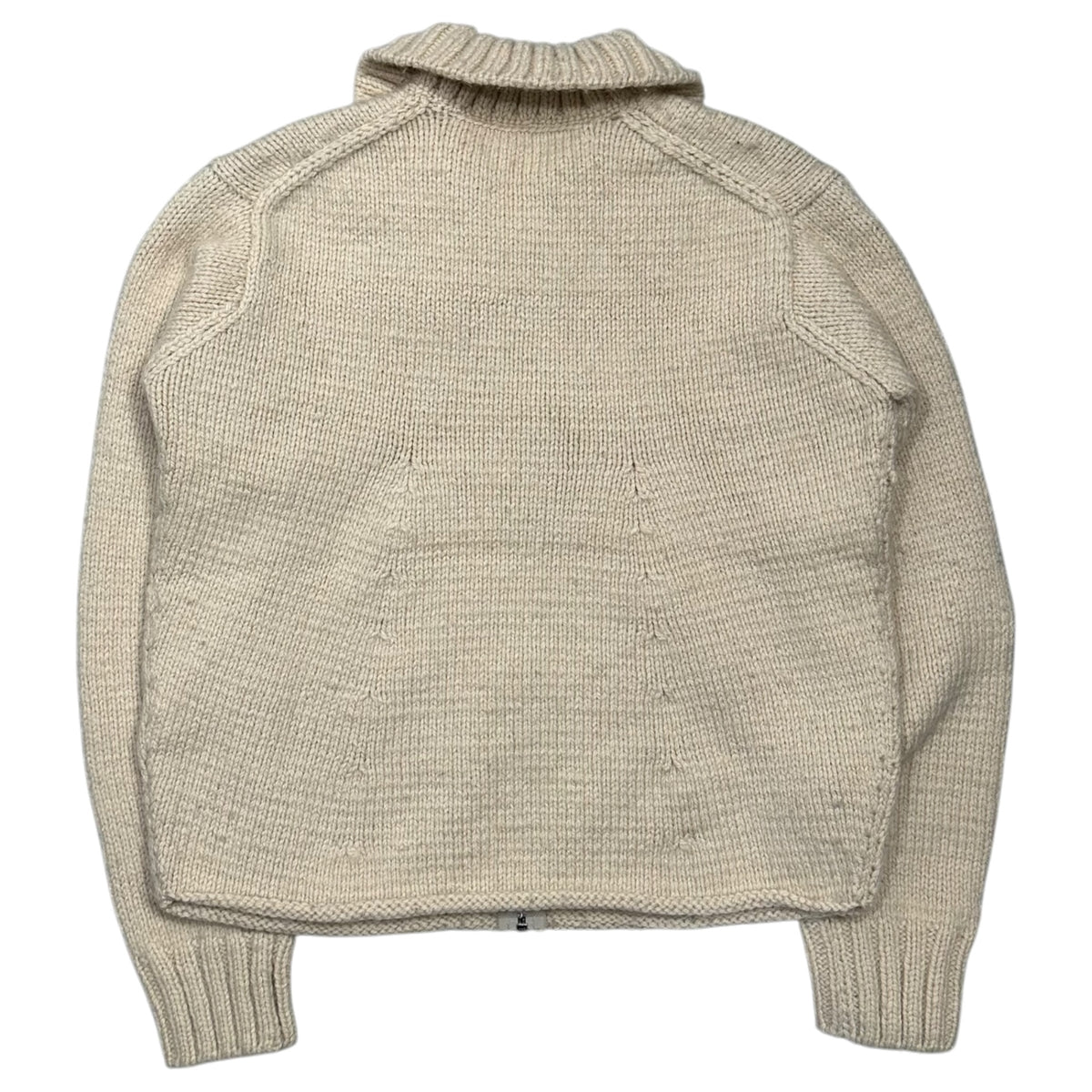 tricot COMME des GARCONS(トリココムデギャルソン) 1999AW Short-Length Collared Zip-Up Knit ショート レングス 襟 付き ジップ アップ ニット TN-040330 FREE アイボリー AD1999 90s アーカイブ