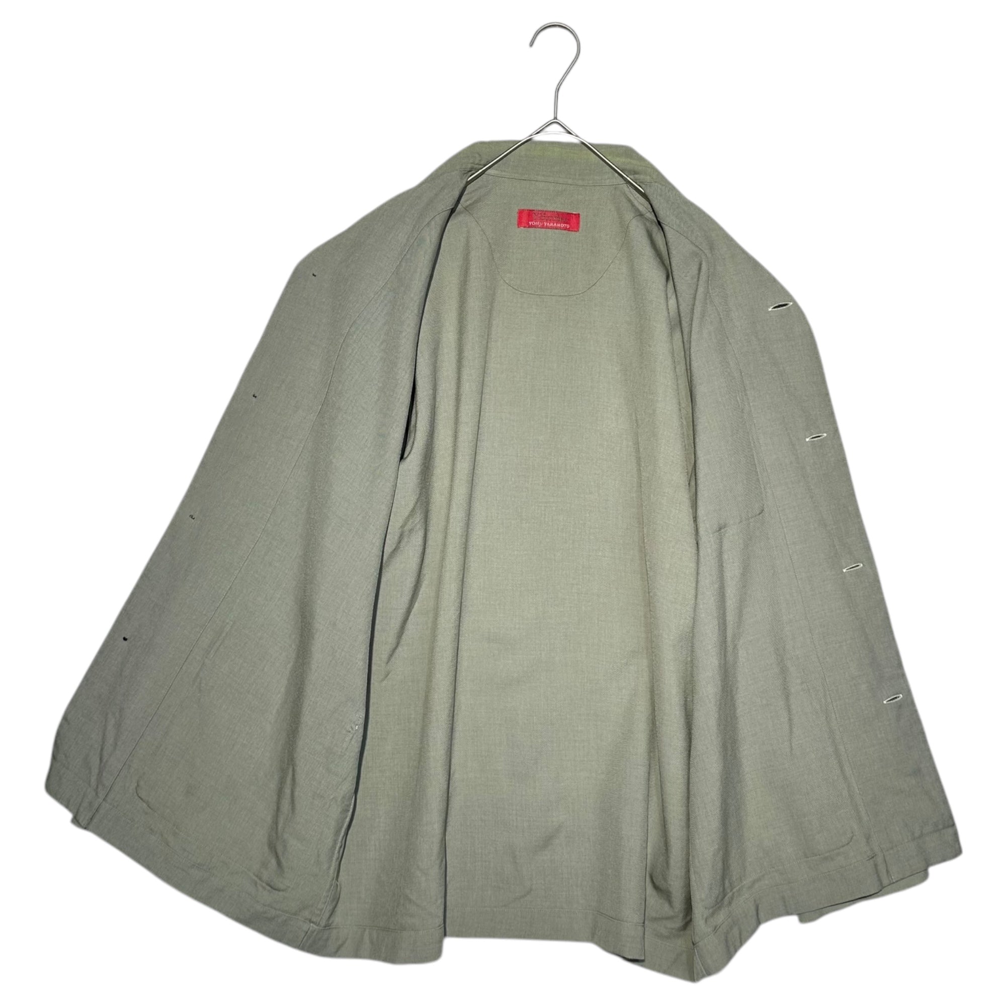 Y's for men(ワイズフォーメン) 90's open collar front pocket jacket オープンカラー フロントポケット ジャケット 赤タグ 3(L) ライトカーキ カバーオール
