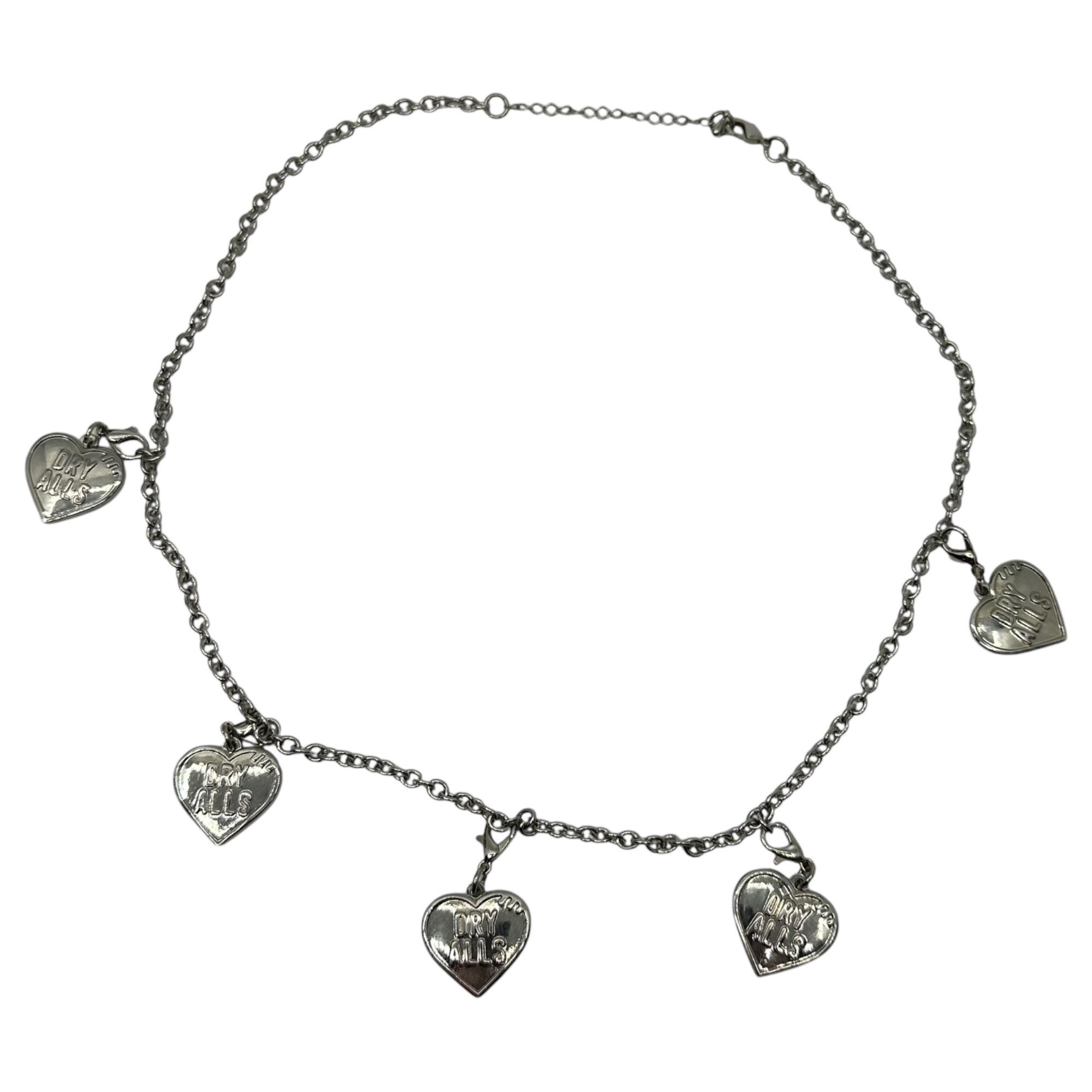 HUMAN MADE(ヒューマンメイド) FIVE HEART NECKLACE ファイブ ハート ネックレス シルバー