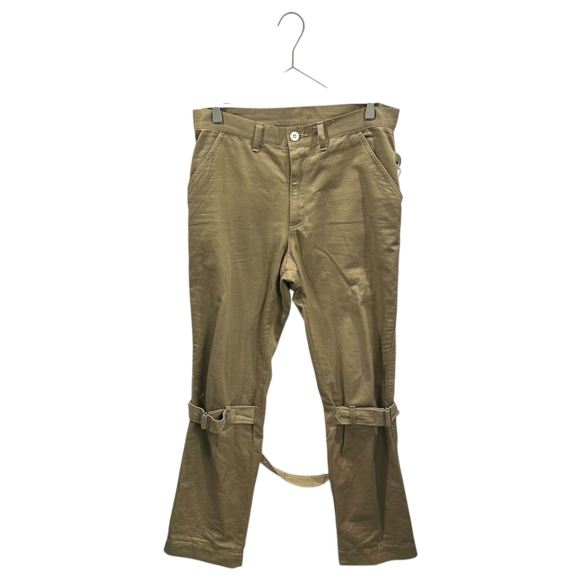 MACKDADDY(マックダディー) Bum Flap Bondage Pants バムフラップ ボンテージ パンツ MDFT-1579 32 ベージュ×ブラック
