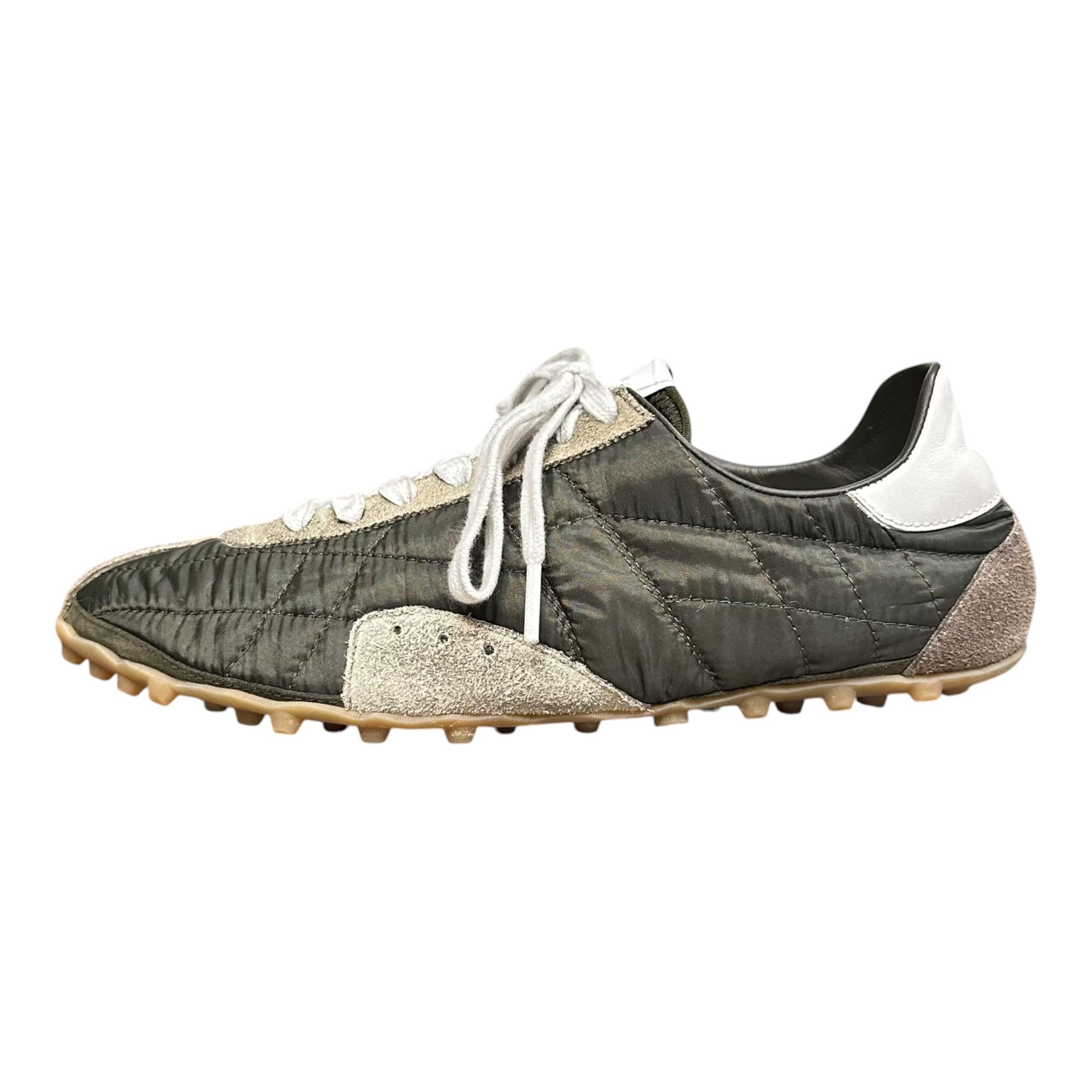 MAISON MARGIELA(メゾンマルジェラ) 25AW SPRINTERS LOW TOP スプリンターズ ローカット スニーカー S57WS0514 41 ダークグリーン×ホワイト