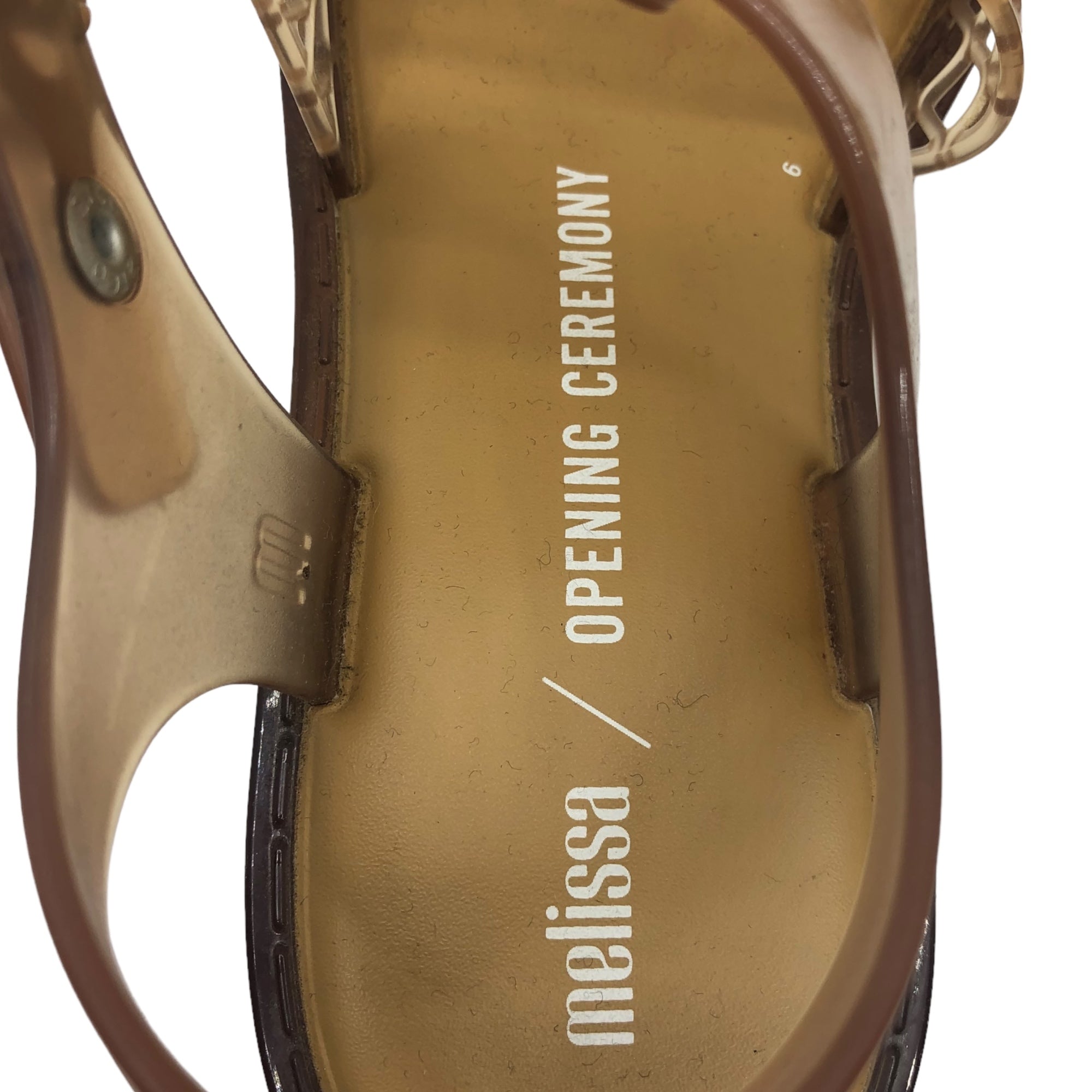 MELISSA×OPENING CEREMONY(メリッサ×オープニングセレモニー) vinyl sandals ビニール サンダル SIZE 24.0cm ベージュ