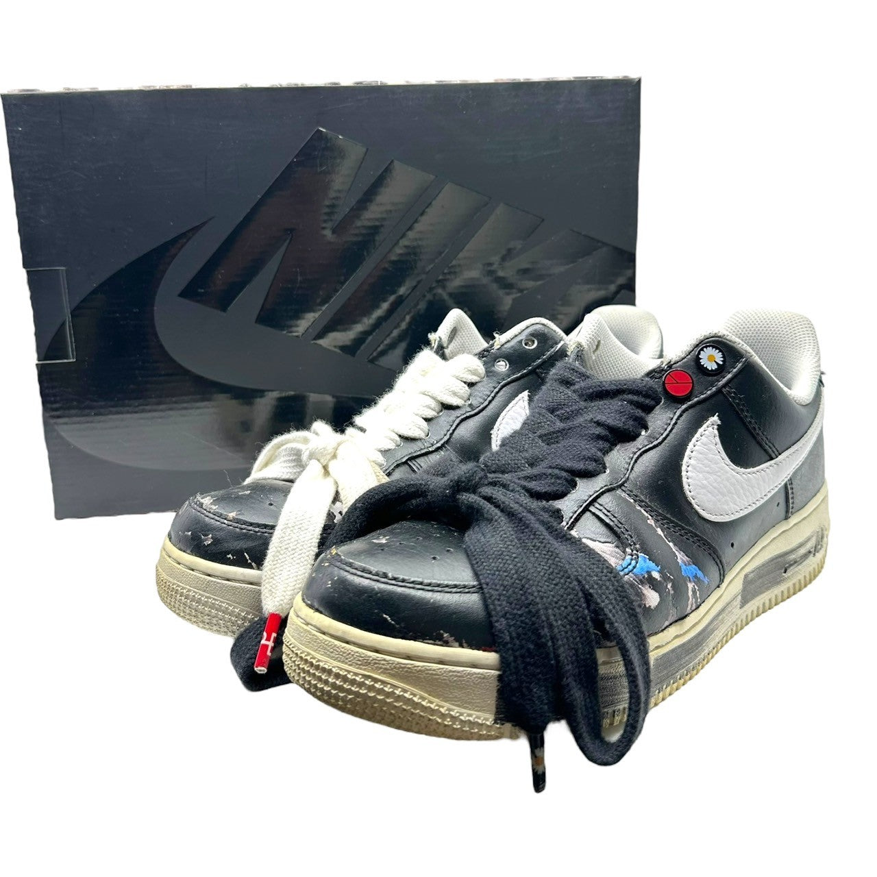 NIKE×peaceminusone(ナイキ×ピースマイナスワン) Air Force 1 Low Para Noise "Black" G-DRAGON エアフォース 1 パラノイズ AQ3692-001 27cm ブラック 箱付 コラボ