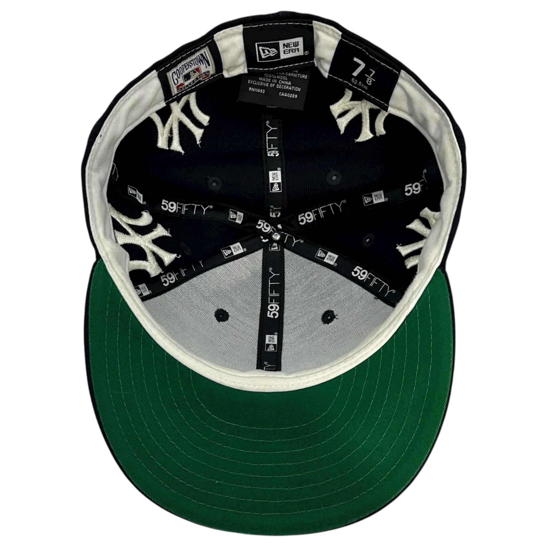 NEW ERA(ニューエラ) 59FIFTY New York Yankees LOGO TIMELINE ニューヨーク ヤンキース ロゴ 歴代 ベースボール キャップ 7 7/8(62.5cm) ネイビー 海外限定モデル