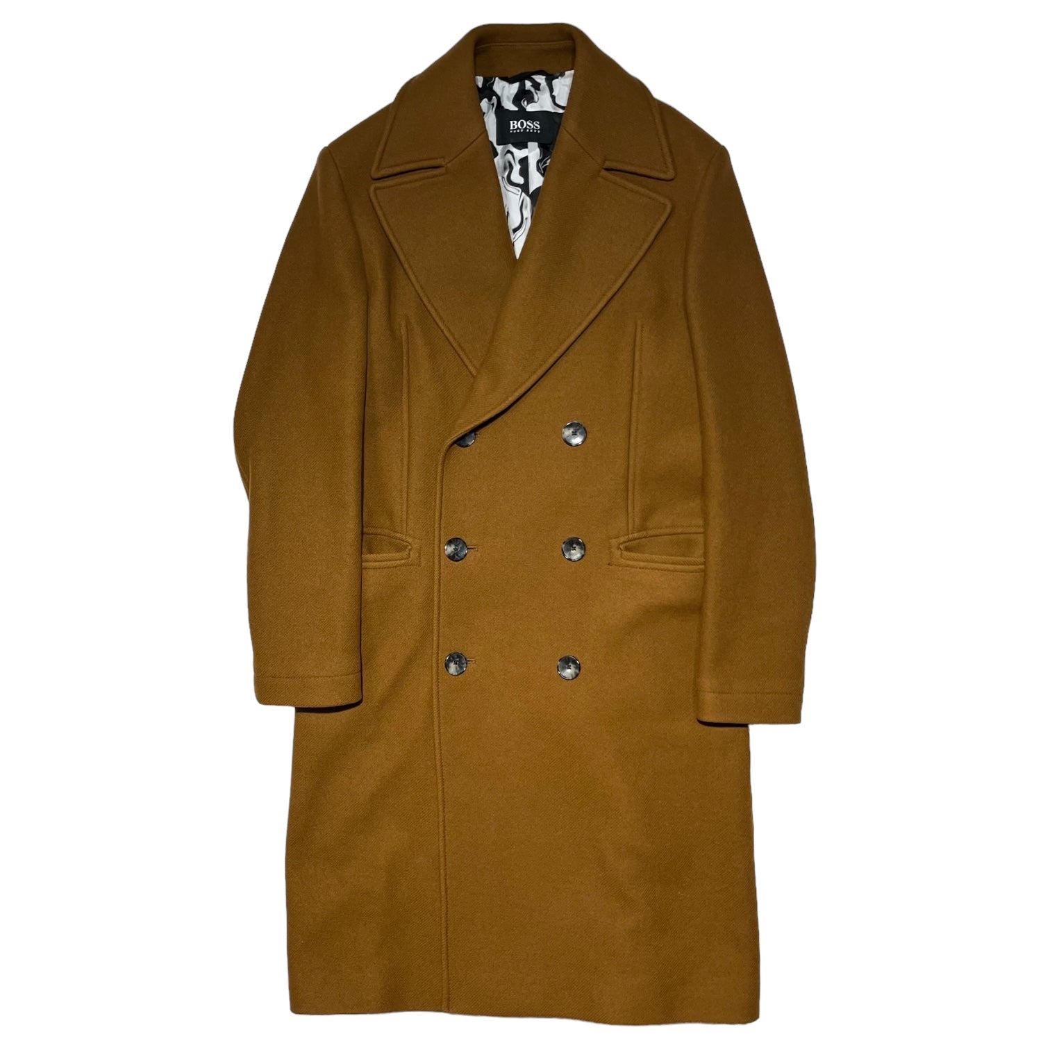 HUGO BOSS(ヒューゴボス) Double-breasted wool heavy chester coat ダブル ブレスト ウール