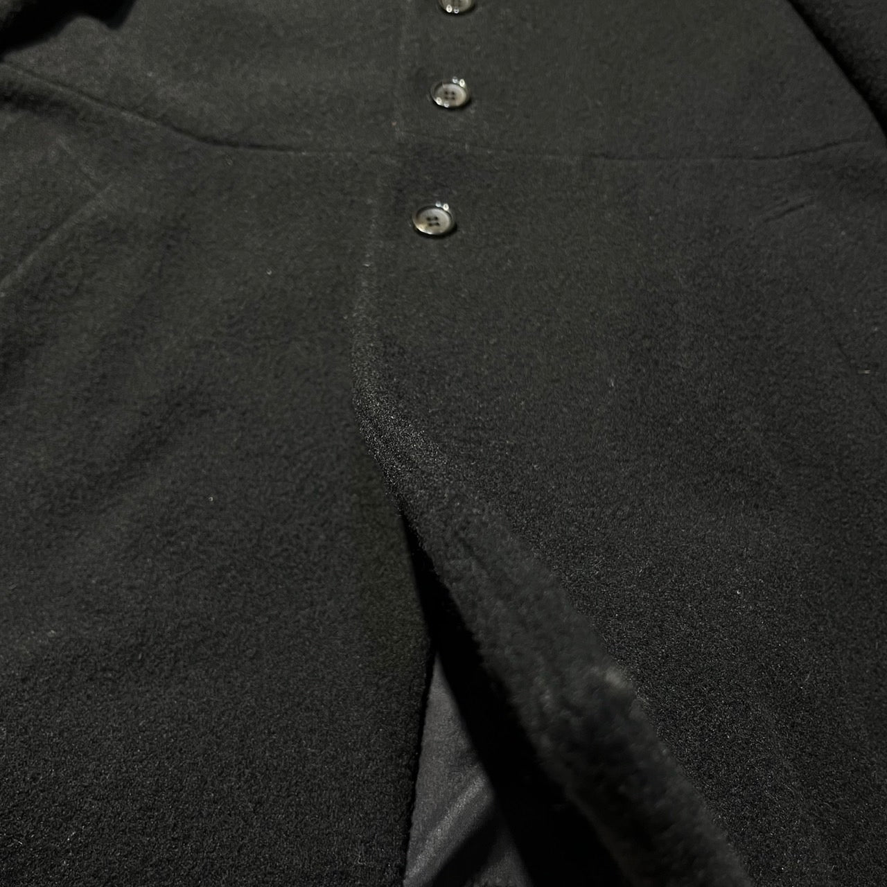 robe de chambre COMME des GARCONS(ローブドシャンブルコムデギャルソン) 90's切替4Bウールコート RC-040030 表記なし(M~L程度) ブラック AD1995