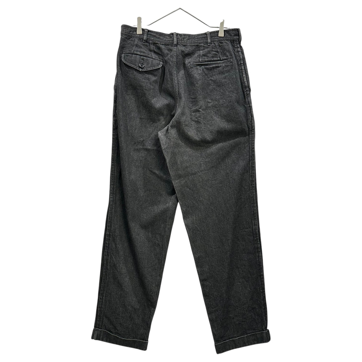COMME des GARCONS HOMME PLUS(コムデギャルソンオムプリュス) 1999SS Basic Tapered Black Denim Pants ベーシック テーパード ブラック デニム パンツ PP-04053L L ブラック AD1998 90s アーカイブ