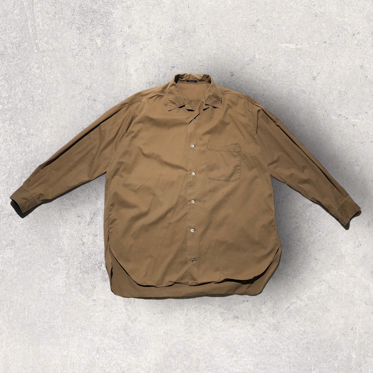 Y's for men(ワイズフォーメン) 80'sオープンカラーオーバーサイズシャツ MN-B02-026 表記なし(メンズXL程度) ブラウン