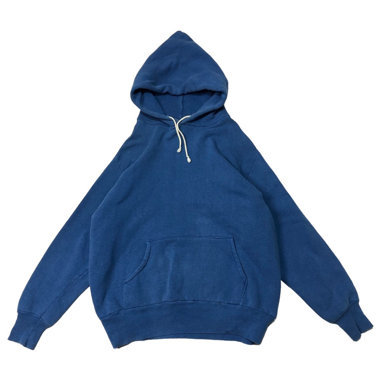 Windsor Wear(ウィンザーウェア) 60's ~ 70's vintage hoodie ヴィンテージ パーカー フーディー スウェット L ブルー 推定60年代~70年代 カナダ製 軍支給ブランド