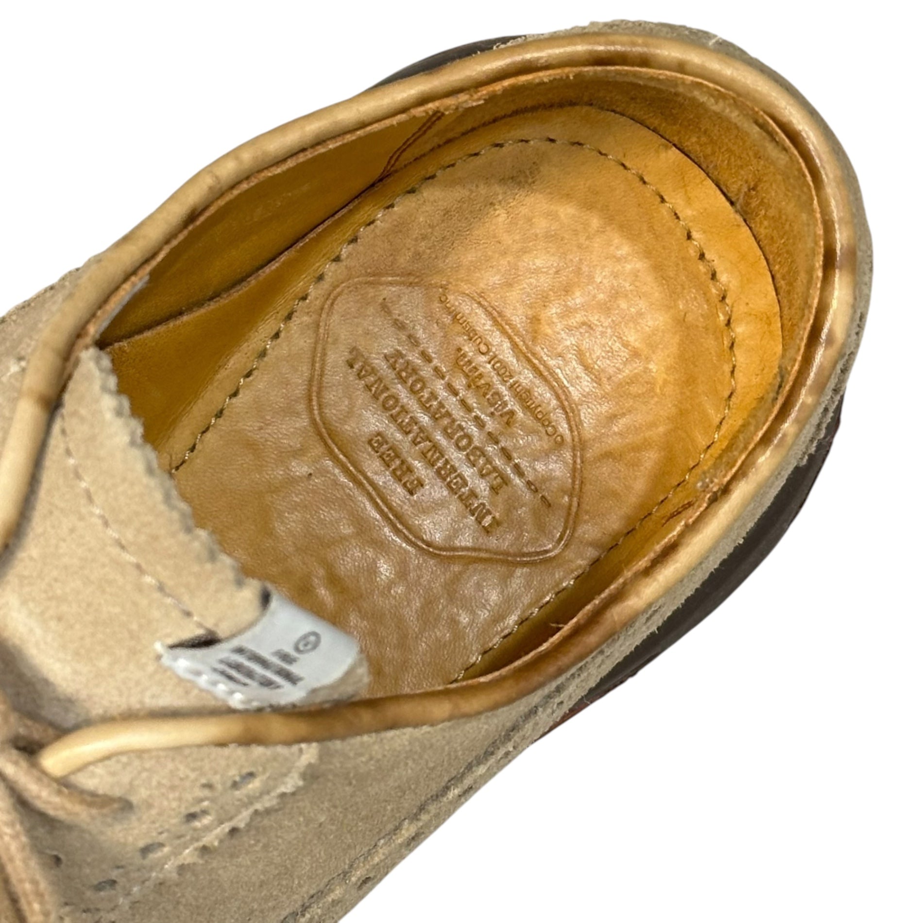 VISVIM(ビズビム/ヴィズヴィム) 2011AW PATRICIAN WT-FOLK SAND パトリシアン ウィングチップ フォルク 316078 US9(27.0cm程度) ベージュ オックスフォード シューズ スウェード