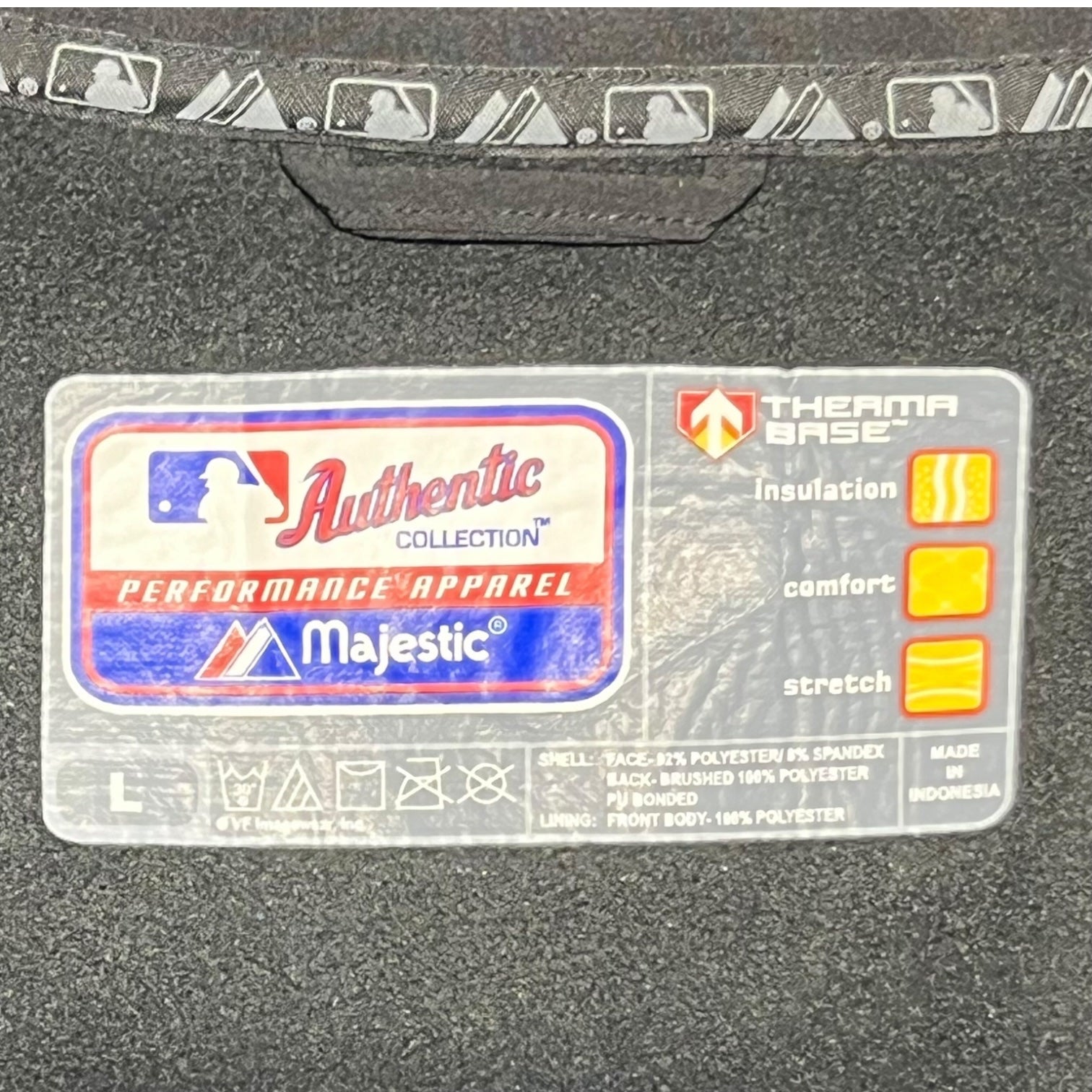 MAJESTIC(マジェスティック) ”Chicago White Sox” team blouson チーム ブルゾン L ブラック トラック フリース ジャケット ジップ