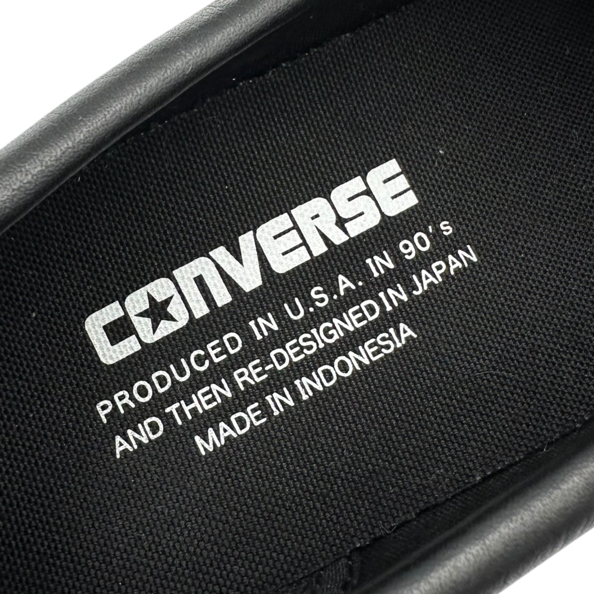 CONVERSE ADDICT(コンバースアディクト) ONE STAR LOAFER ワンスター ローファー 1AD251 24.5cm ブラック スニーカー