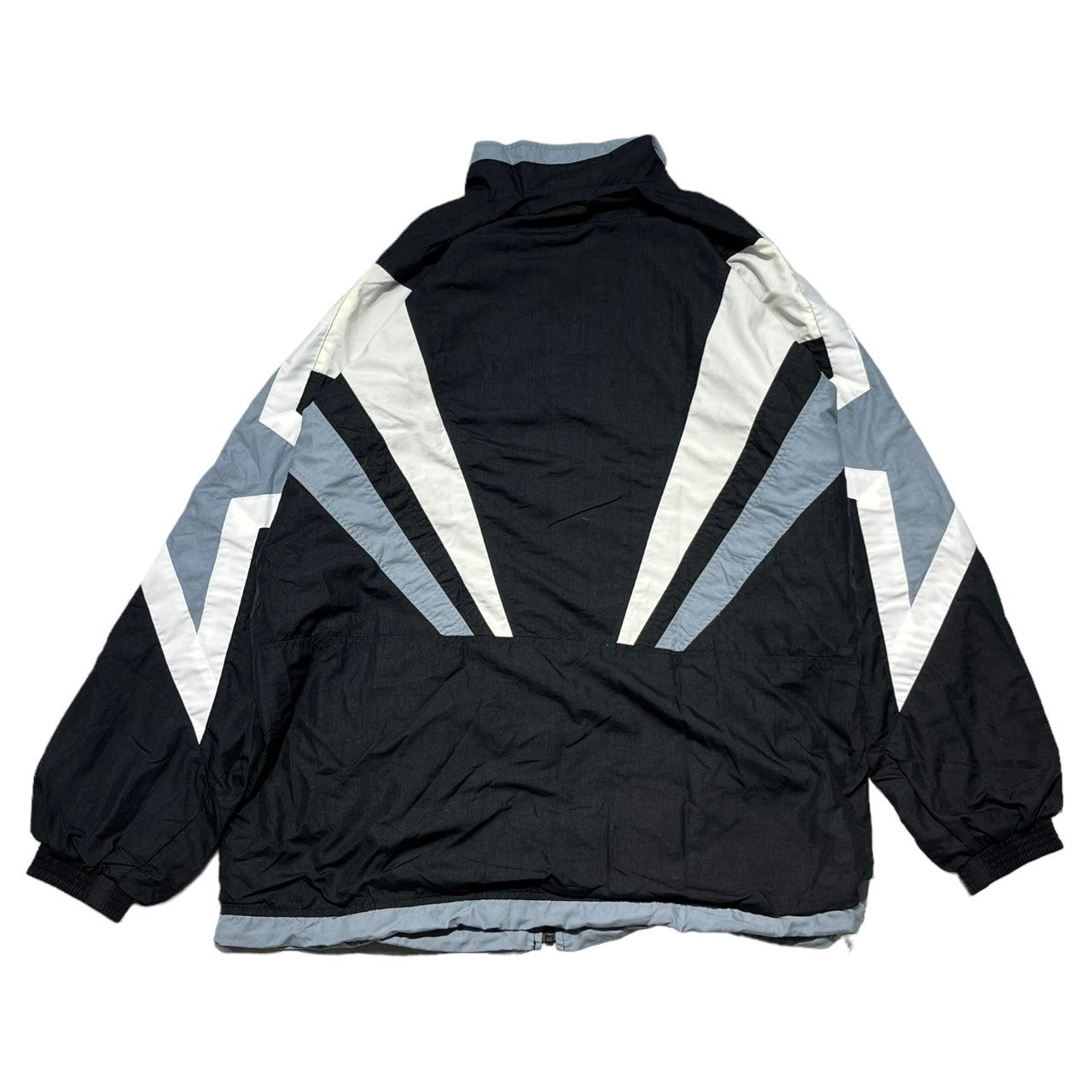 kappa(カッパ) 90's ~ 00's "JUVENTUS" Nylon training wear setup ユヴェントス ナイロン ジャージ セットアップ KF-1100 L ブラック 90年代~ トラック ジャケット ハーフ パンツ