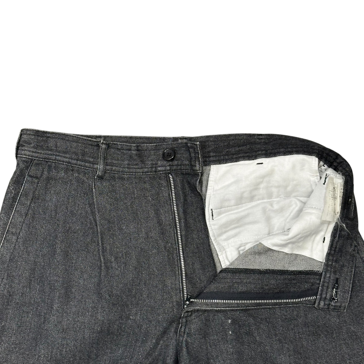 COMME des GARCONS HOMME PLUS(コムデギャルソンオムプリュス) 1999SS Basic Tapered Black Denim Pants ベーシック テーパード ブラック デニム パンツ PP-04053L L ブラック AD1998 90s アーカイブ