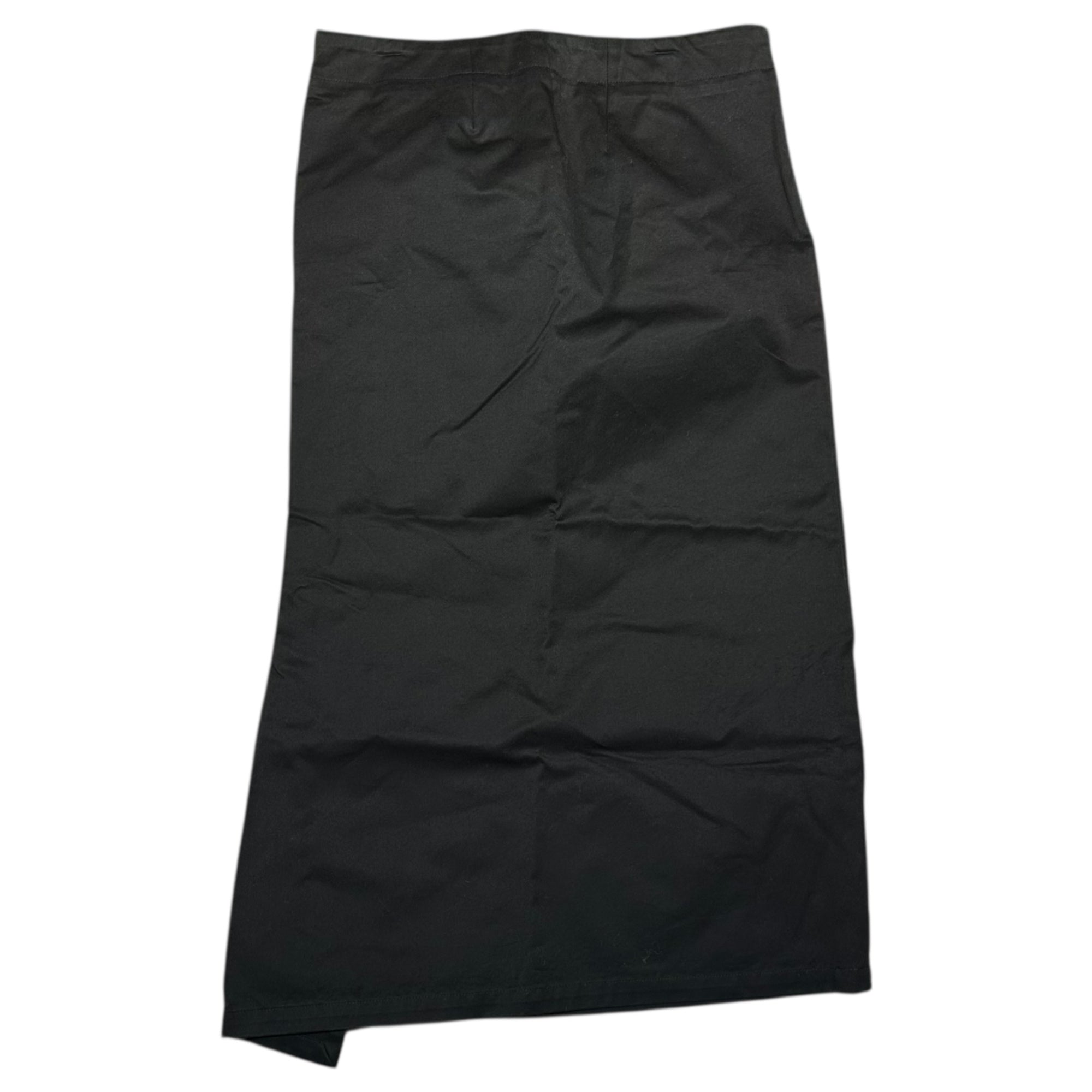 YOHJI YAMAMOTO(ヨウジヤマモト) Cotton Twill Long Tight Skirt コットン ツイル ロング タイトスカート FZ-S30-015 2(M程度) ブラック