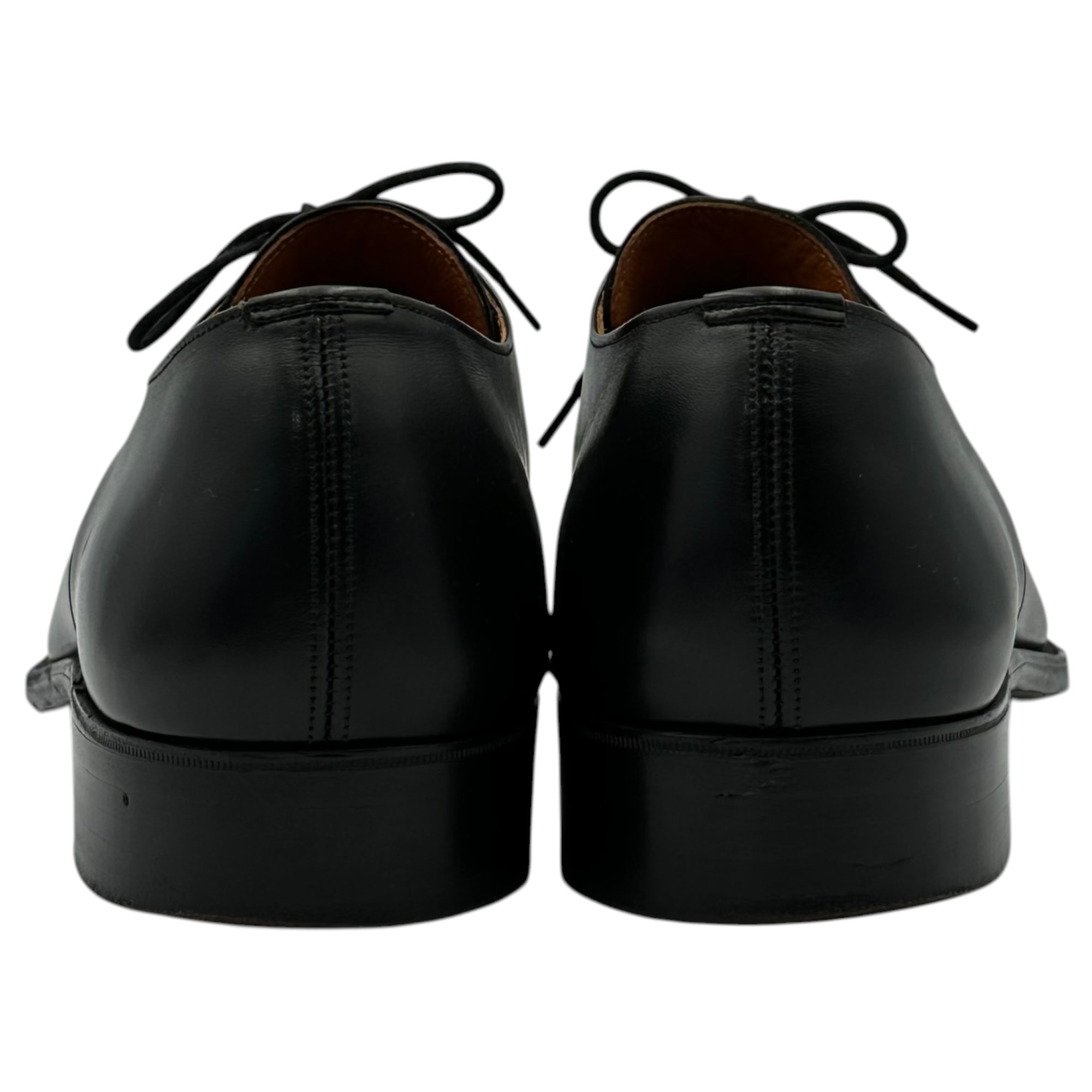 Tricker's(トリッカーズ) 70's Vintage Derby Shoes ヴィンテージ プレーントゥ 3ホール ダービー シューズ 9598 7 1/2(26.0cm~26.5cm程度) ブラック 70年代 革靴 レザー